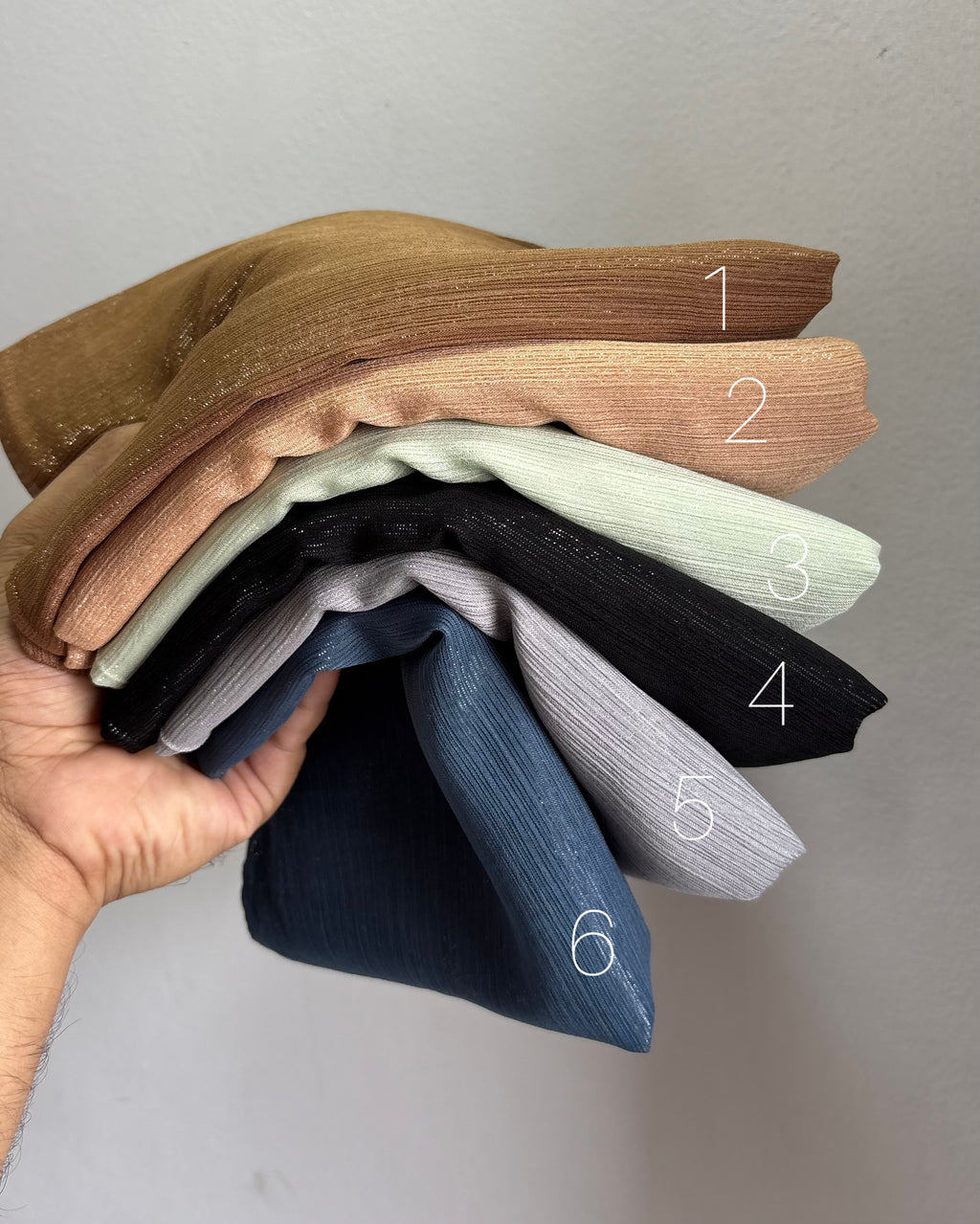 Georgette shimmer hijab