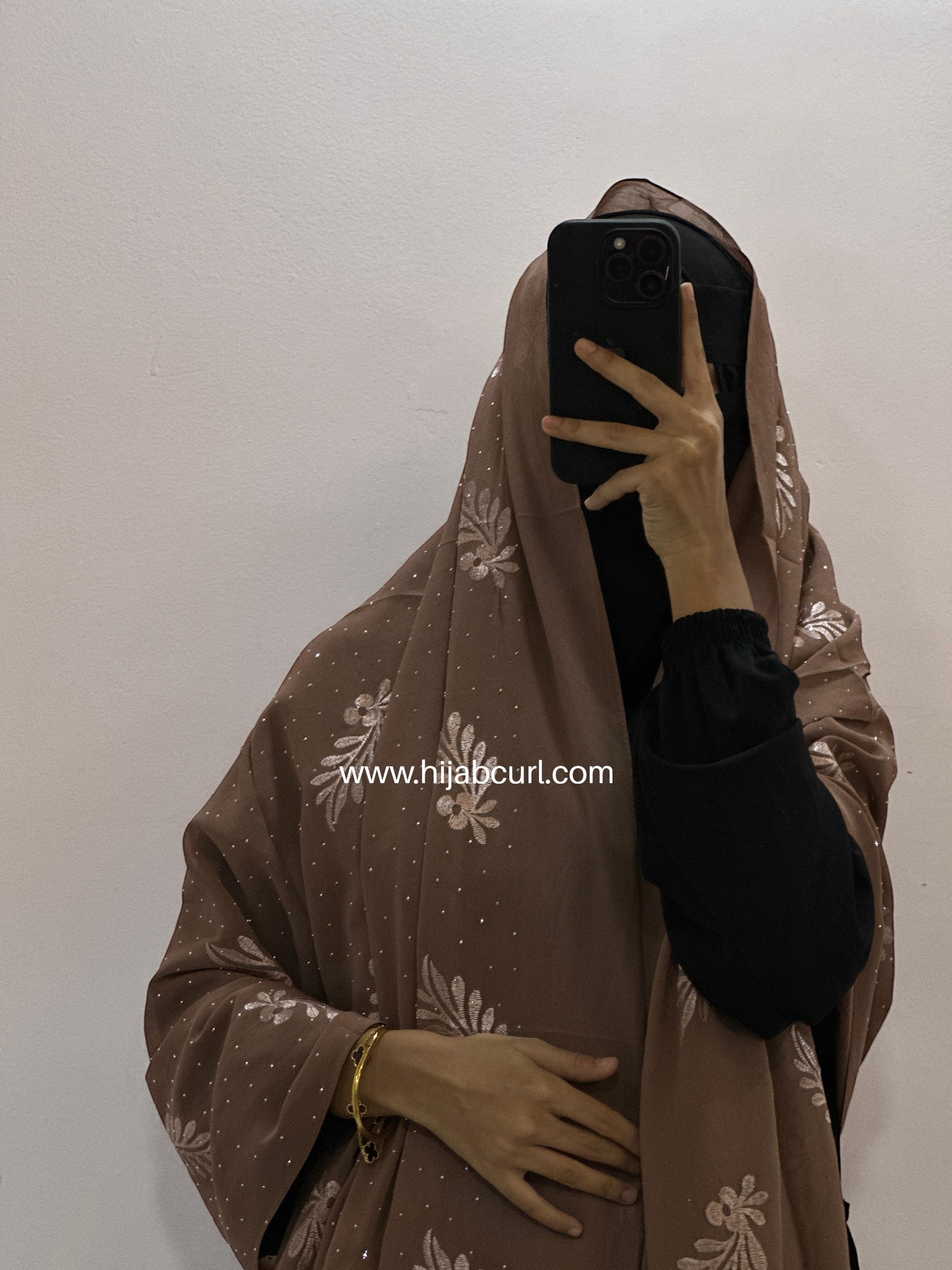 Premium Chiffon Embroidered Hijab