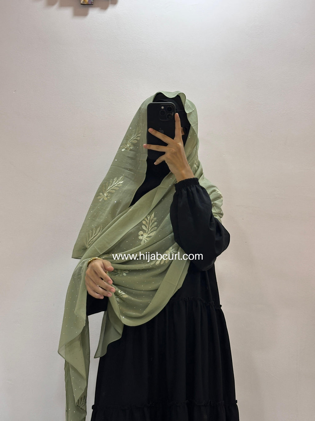 Premium Chiffon Embroidered Hijab