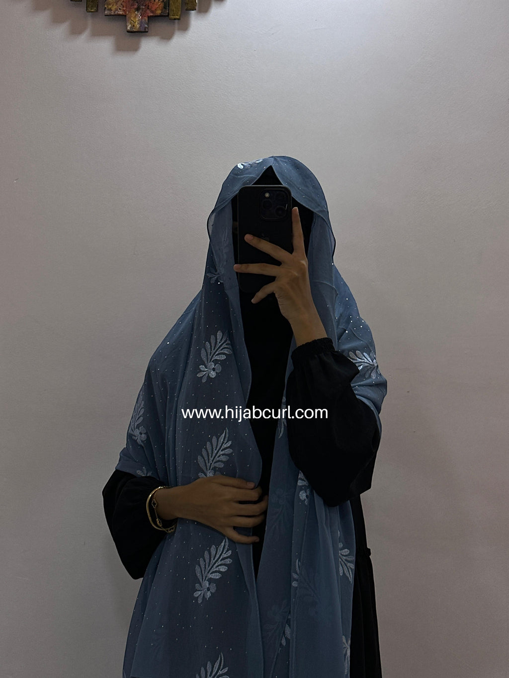 Premium Chiffon Embroidered Hijab