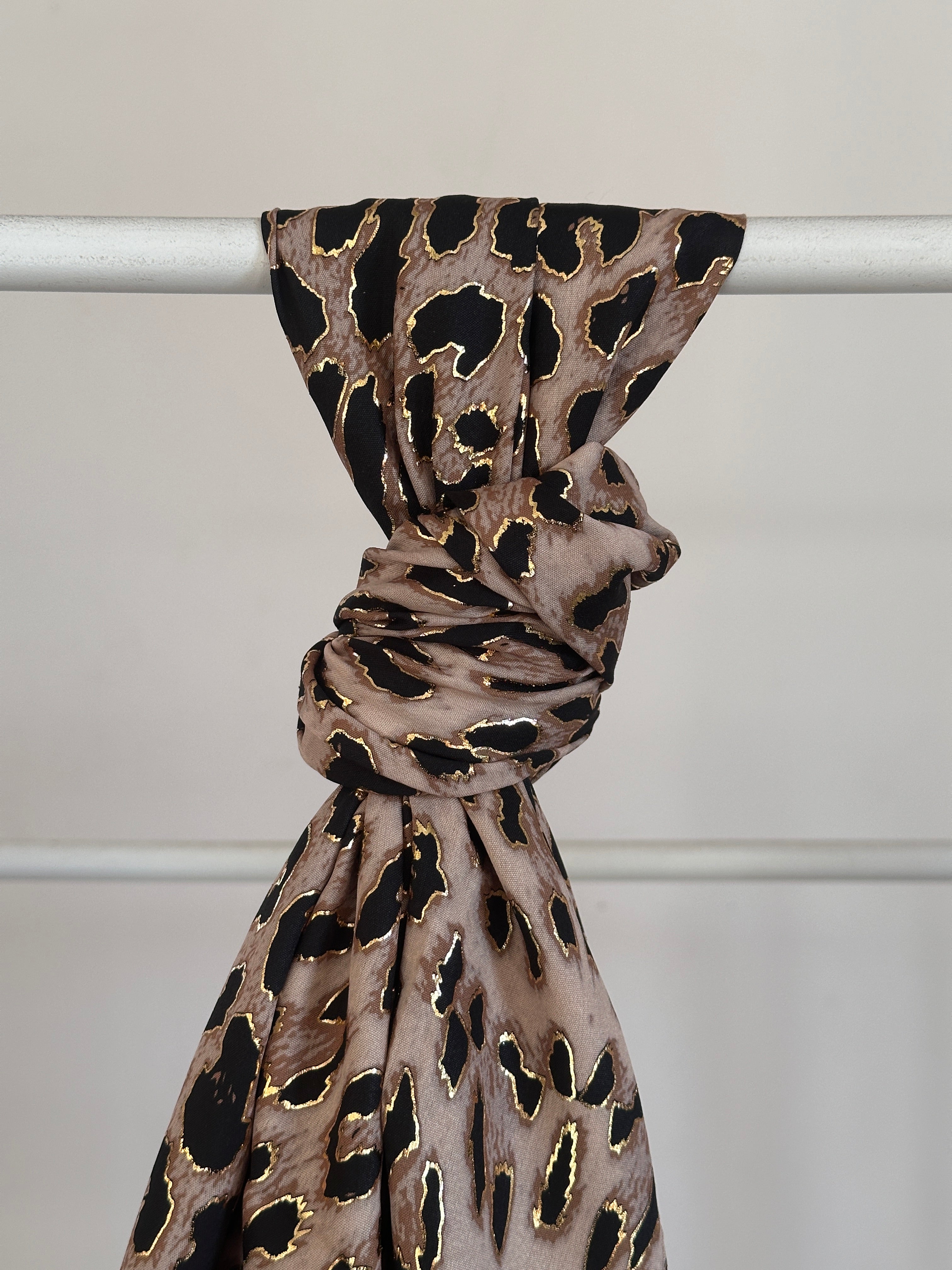 Leopard Printed Istanbul Cotton Hijab