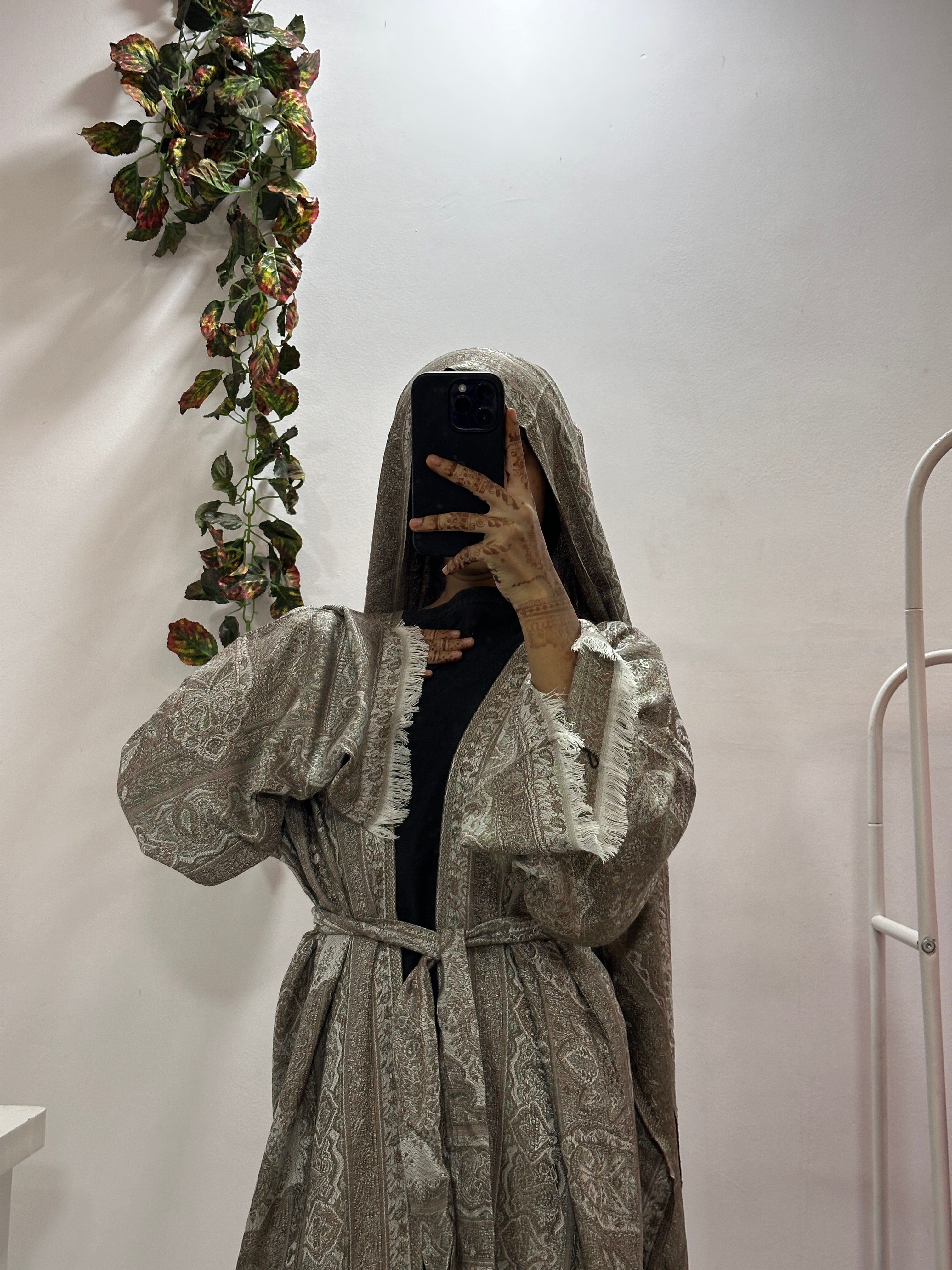 Pashmina Abaya With Shawl