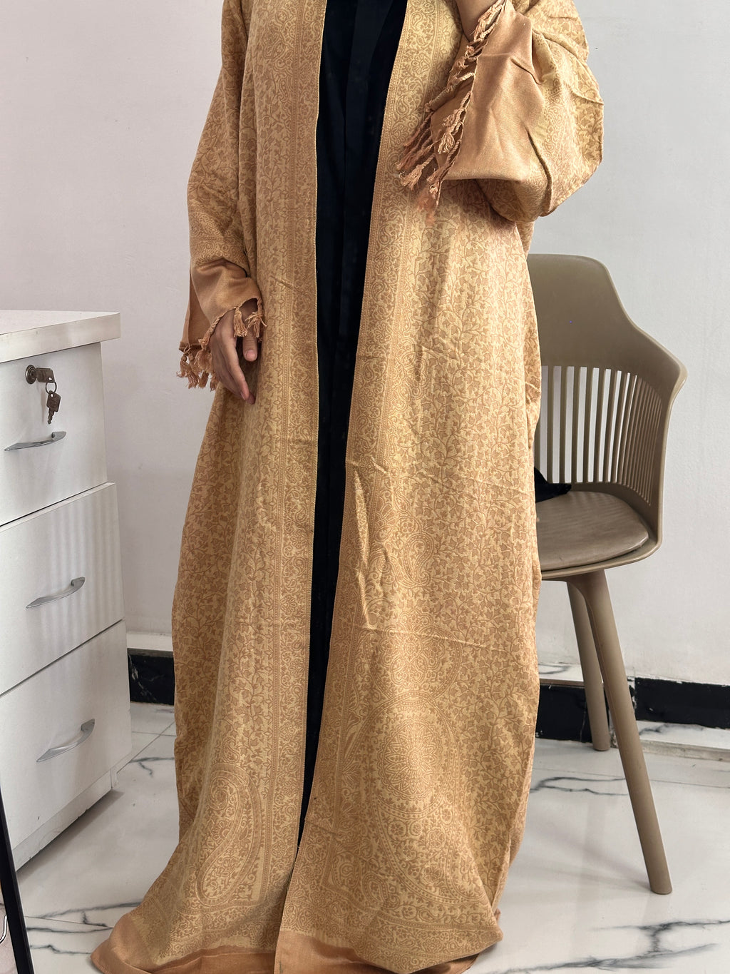 Pashmina Abaya With Shawl