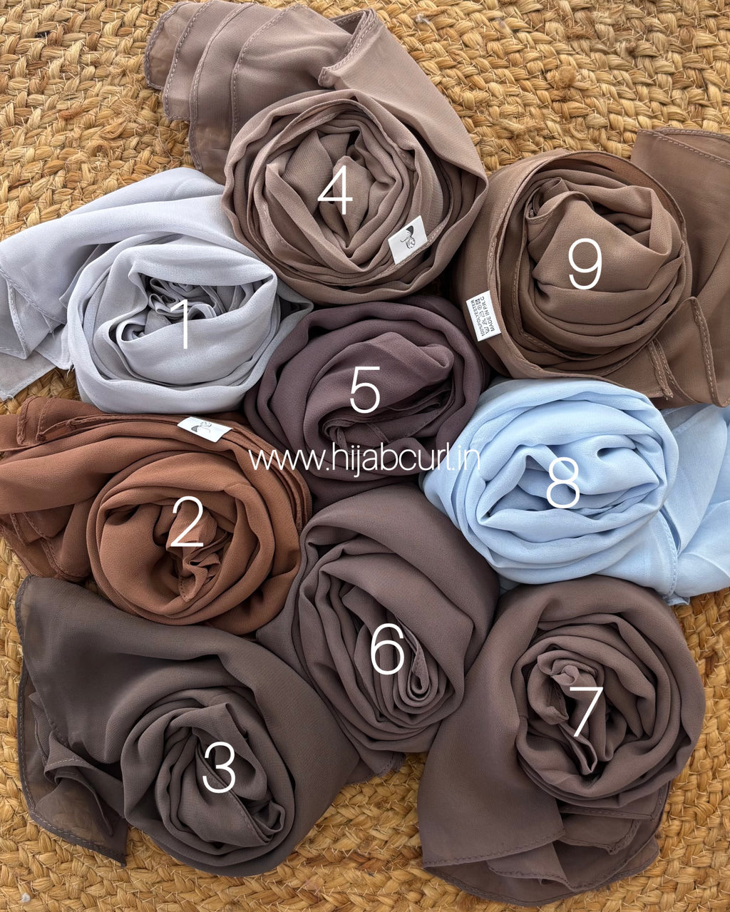 Premium Heavy Chiffon Hijab - Big Size