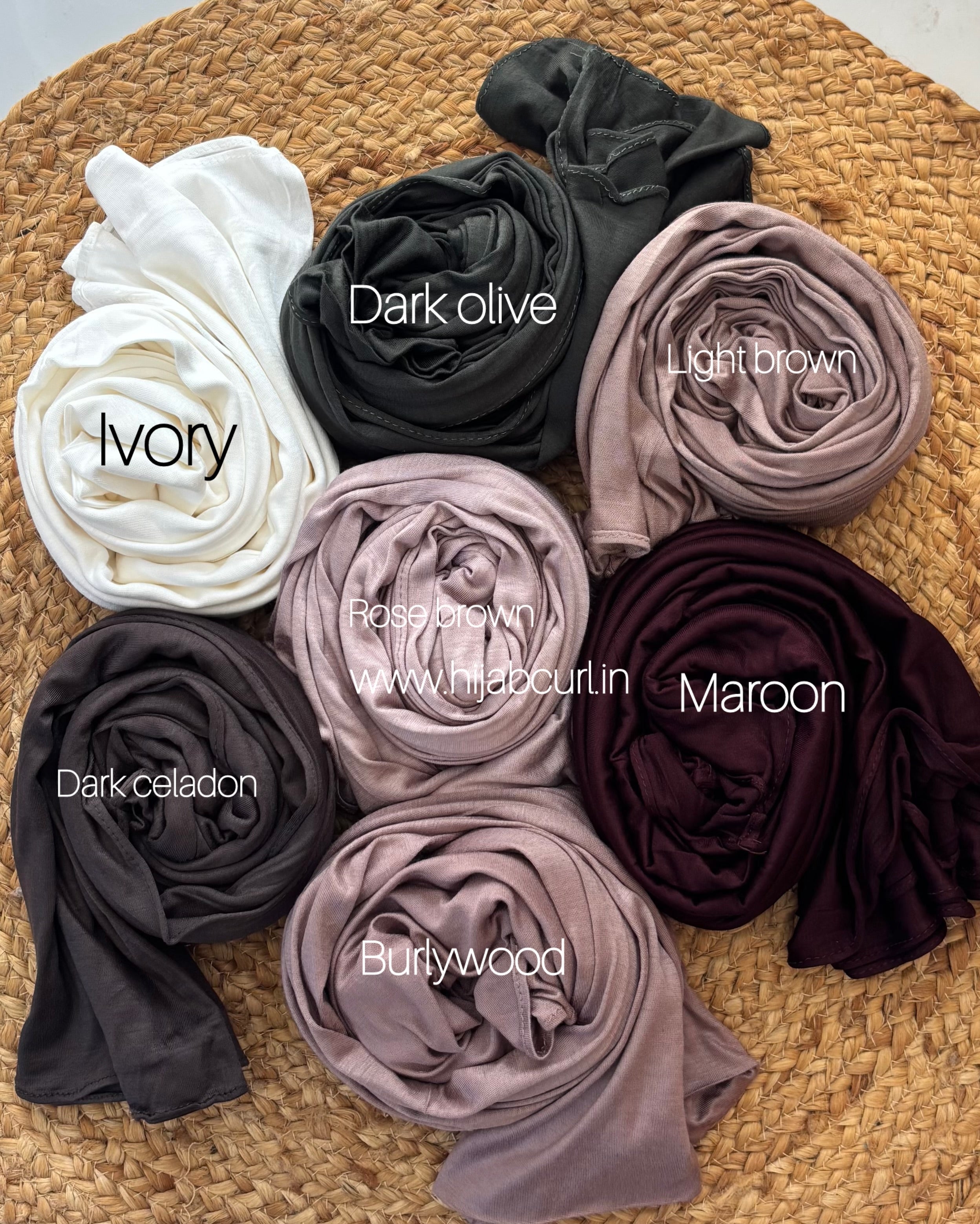 Jersey Hijab - Solid Soft Fabric