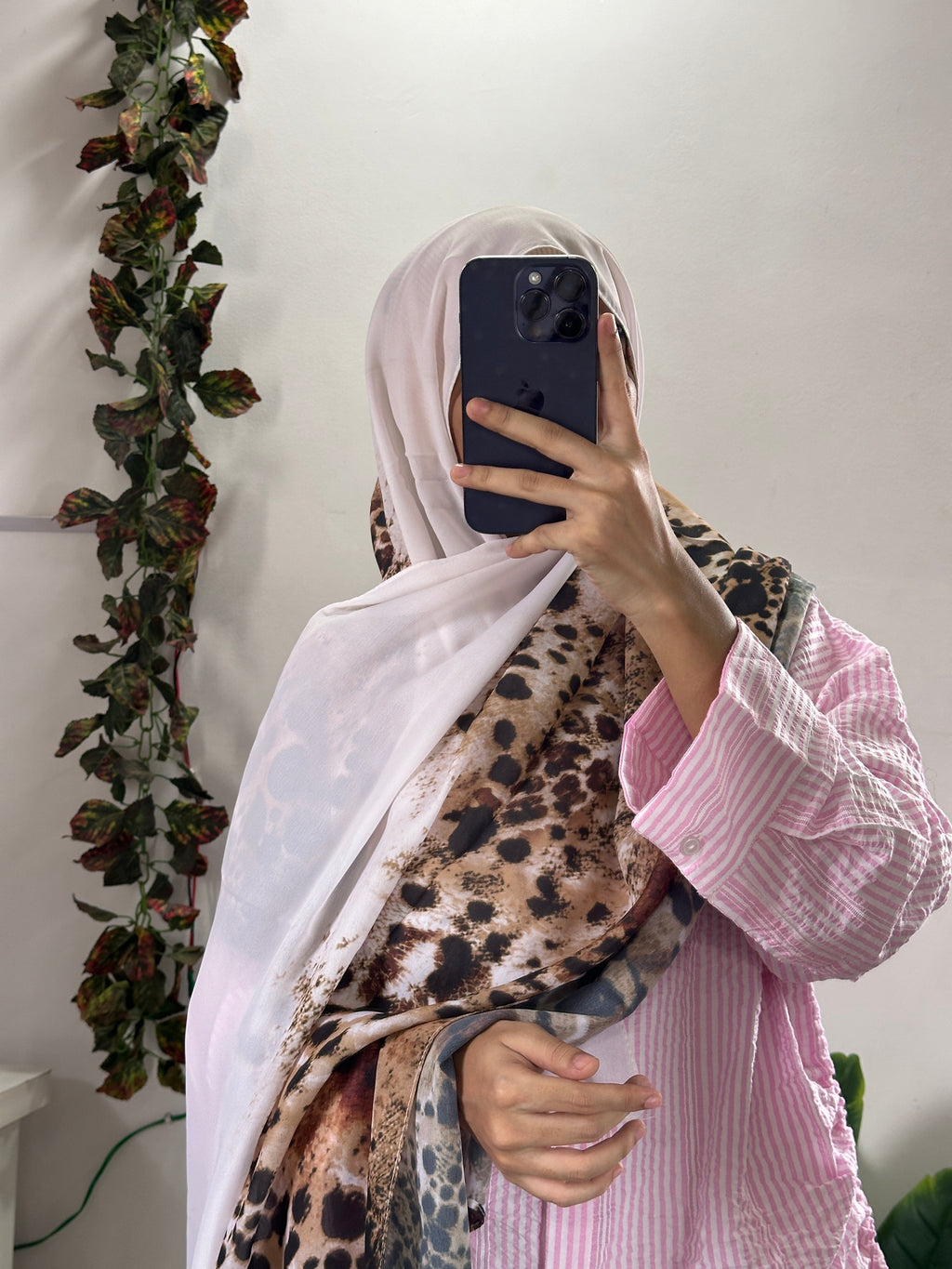 Animal Print Georgette Hijab