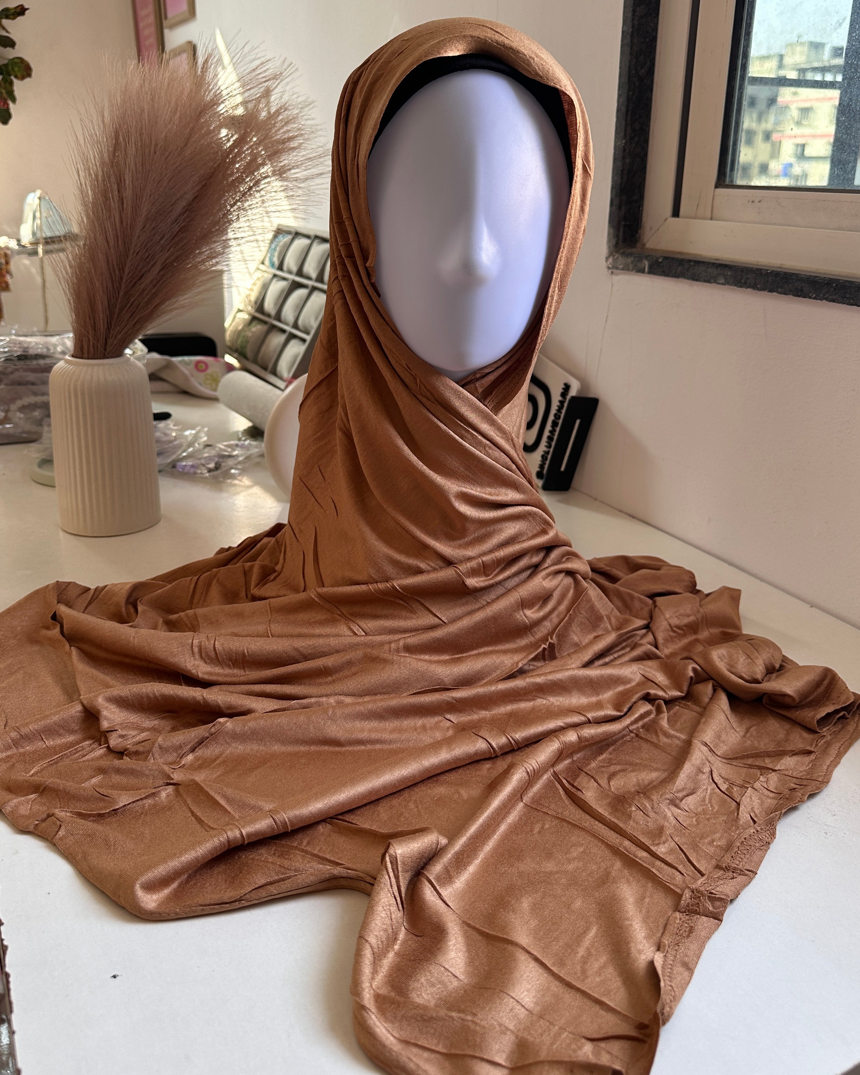 Jersey Hijab - Solid Soft Fabric