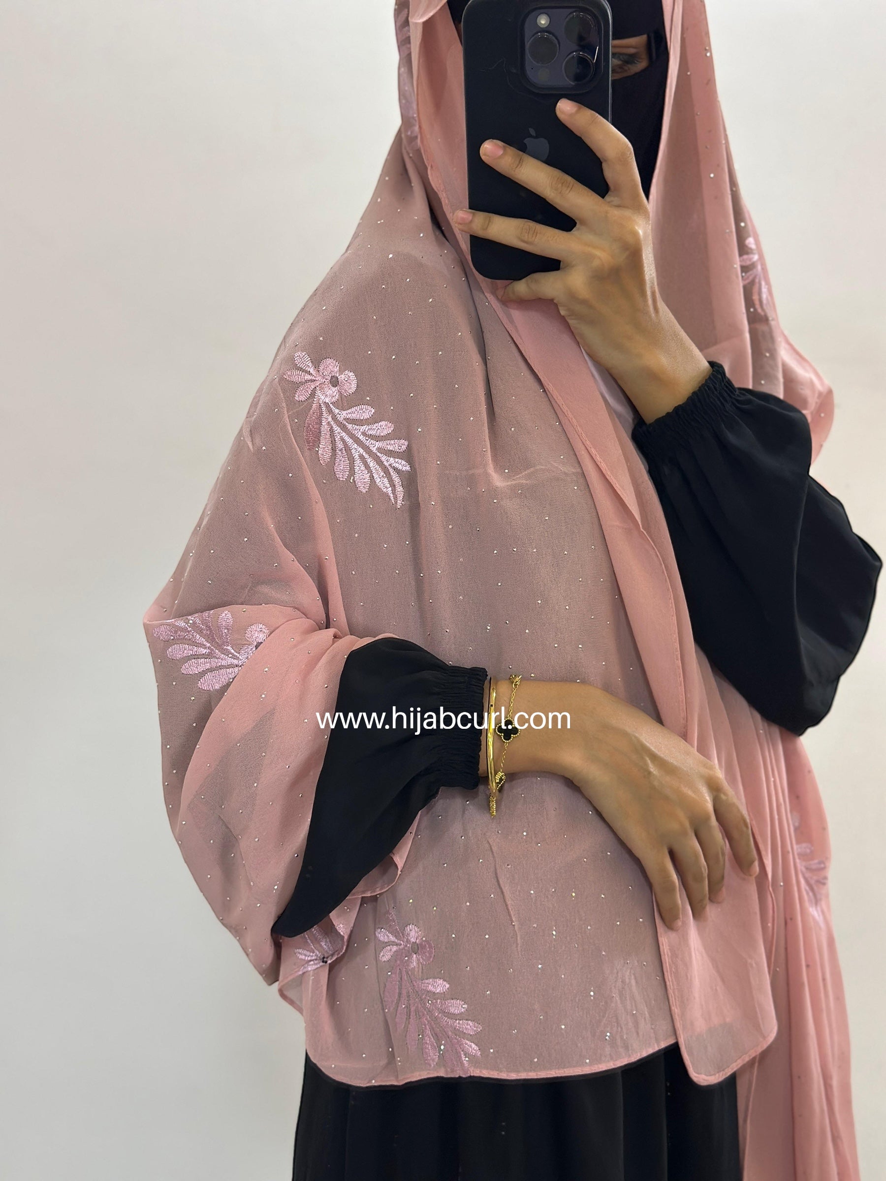 Premium Chiffon Embroidered Hijab
