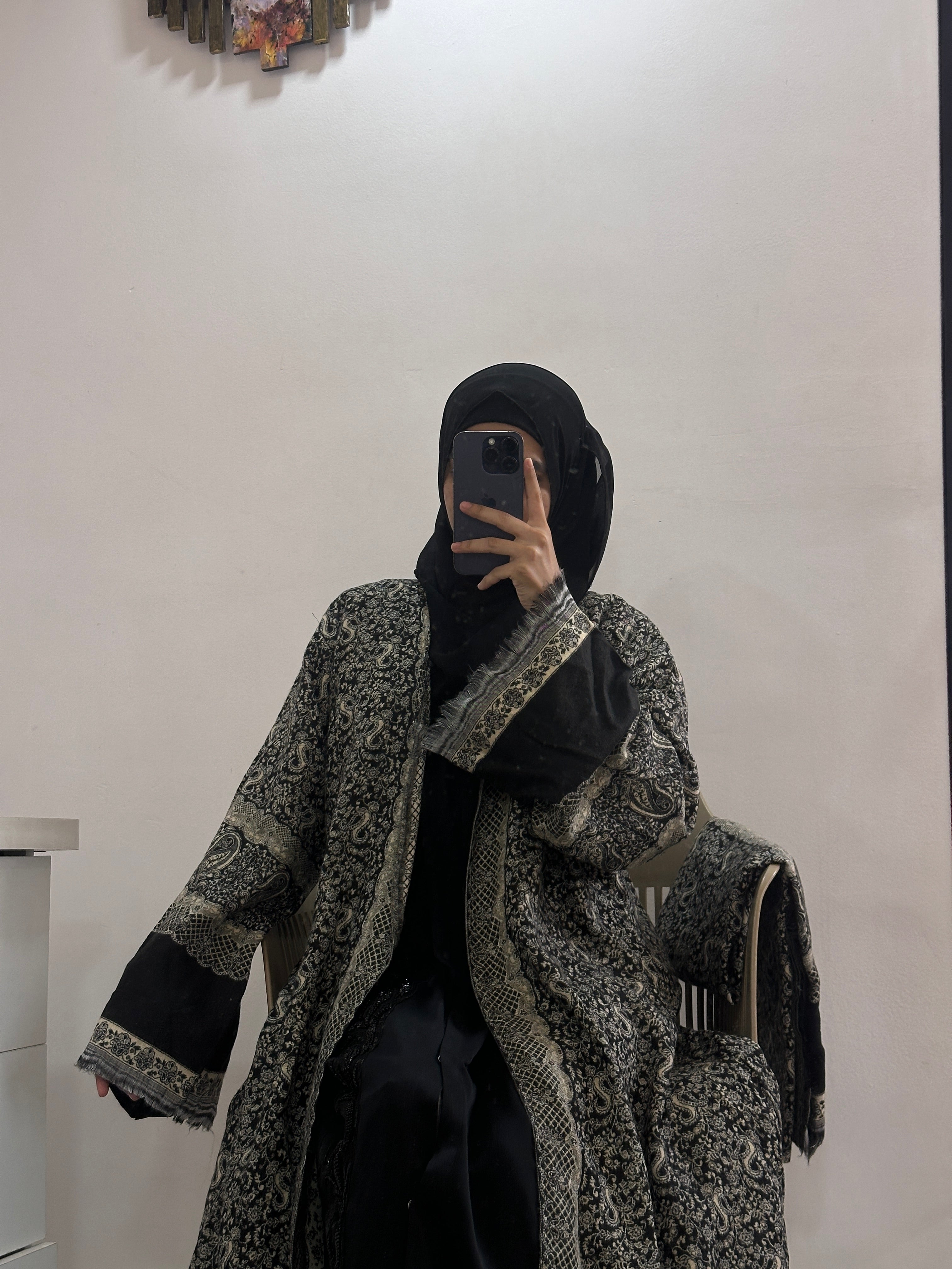 Pashmina Abaya With Shawl