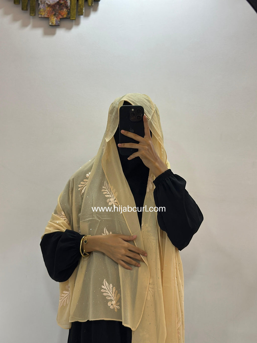 Premium Chiffon Embroidered Hijab