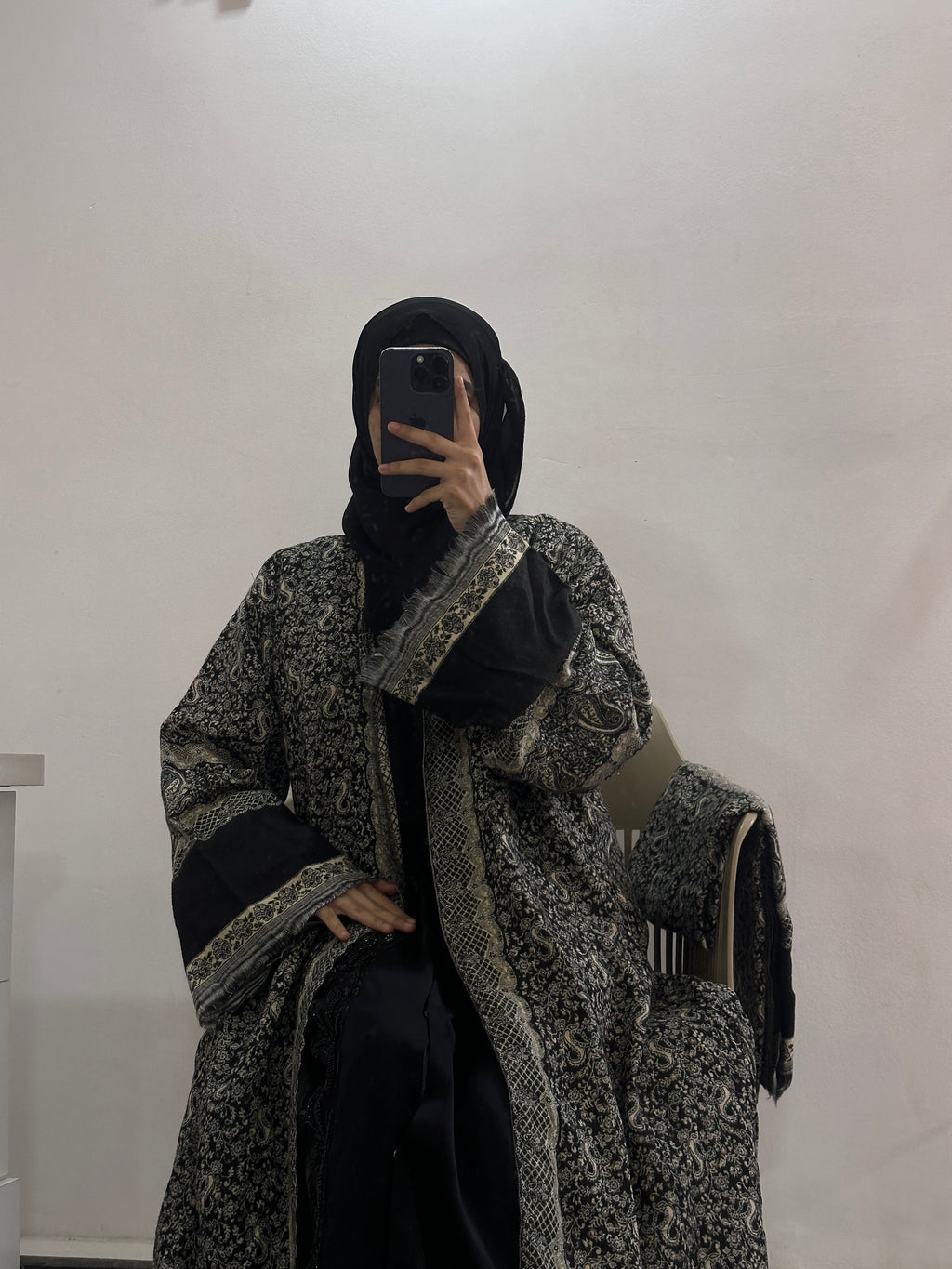 Pashmina Abaya With Shawl