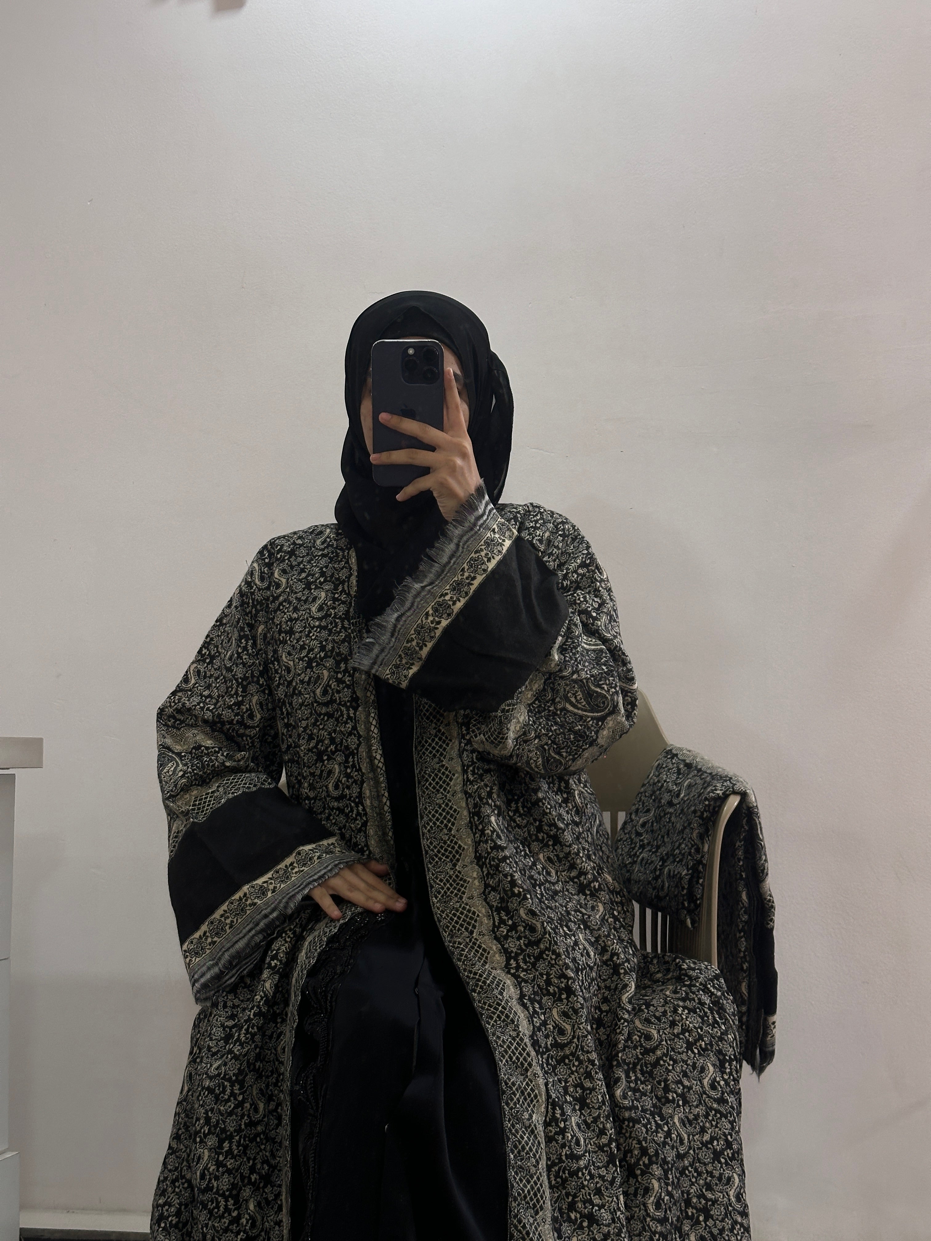 Pashmina Abaya With Shawl