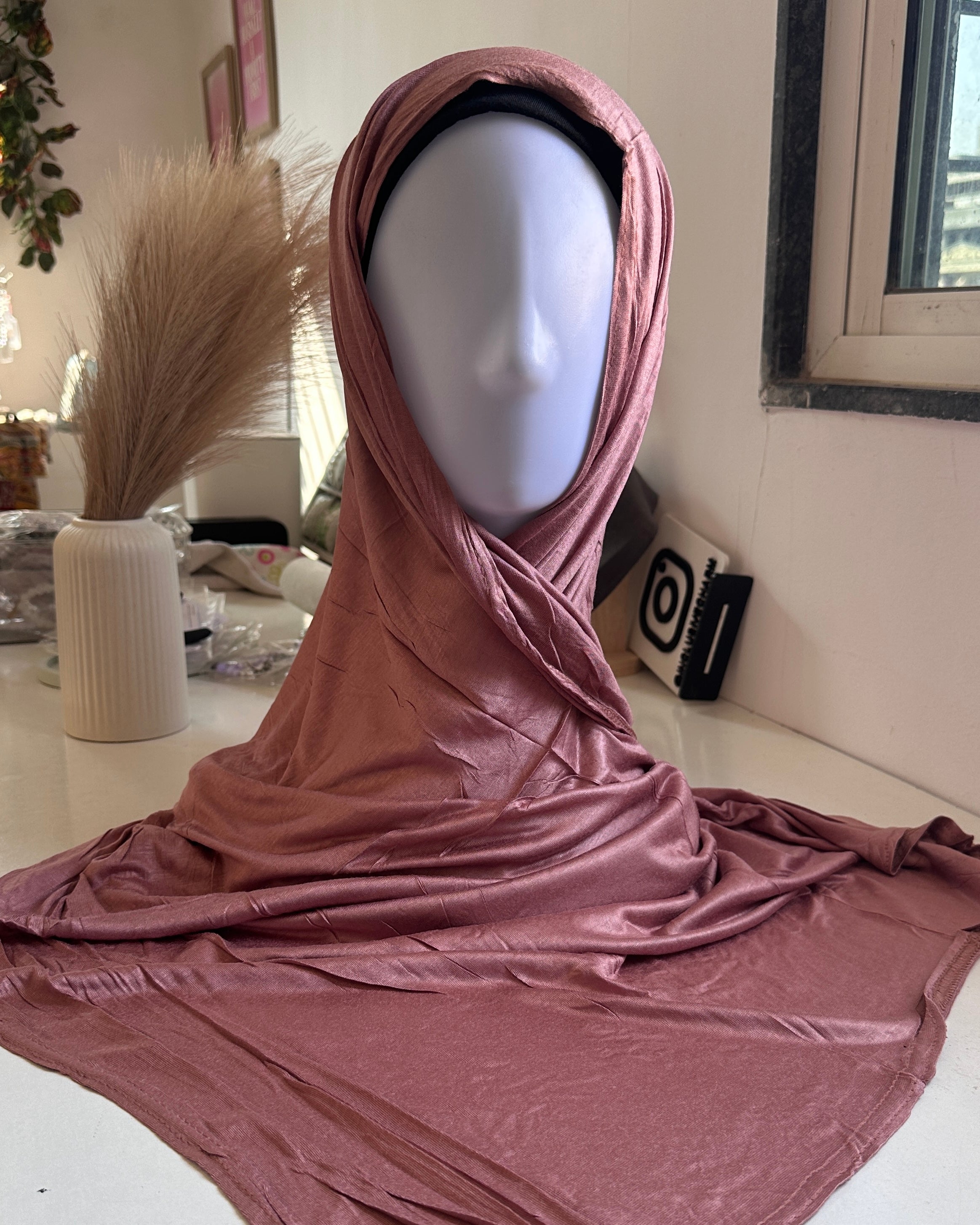 Jersey Hijab - Solid Soft Fabric