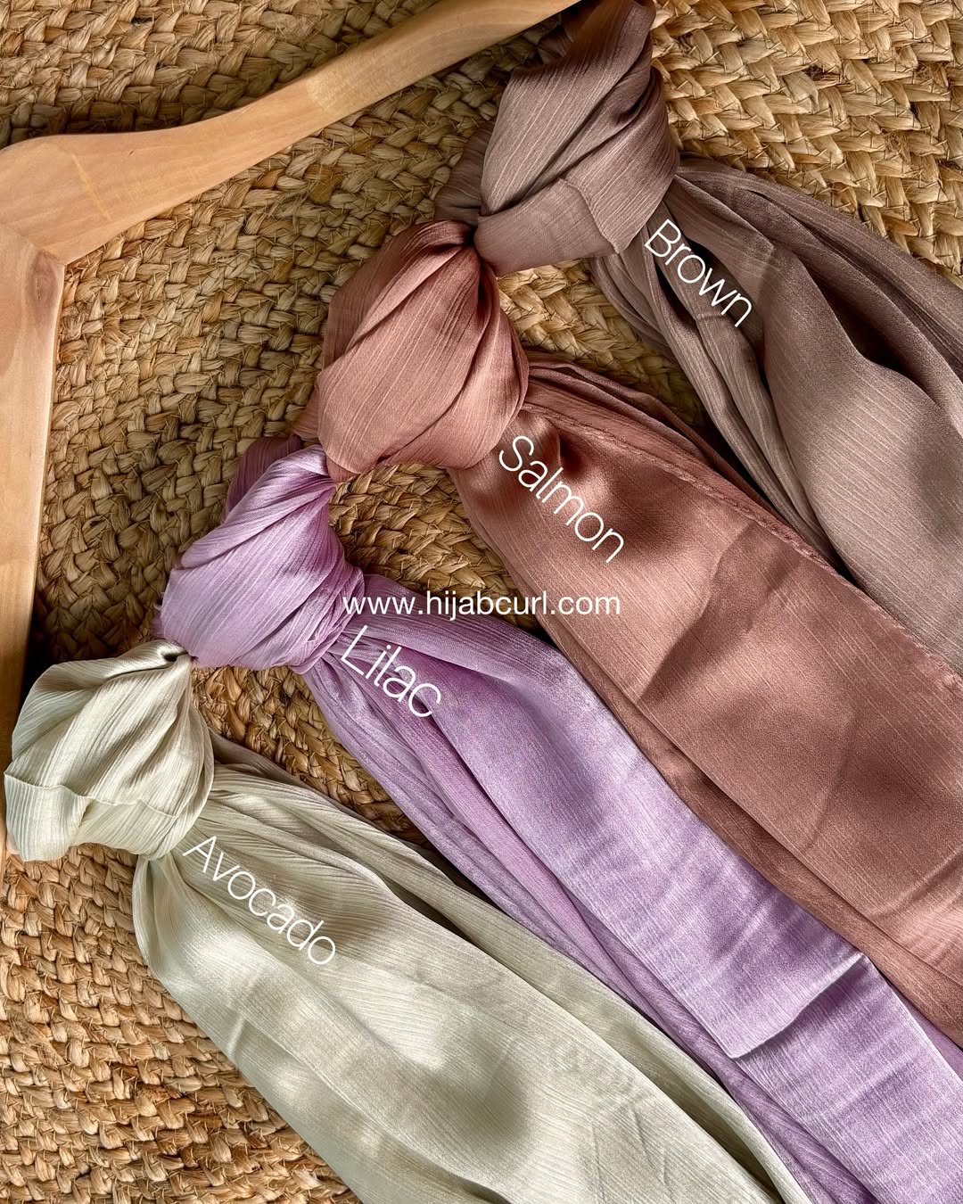 Muna Satin - Crinkled Satin Hijab