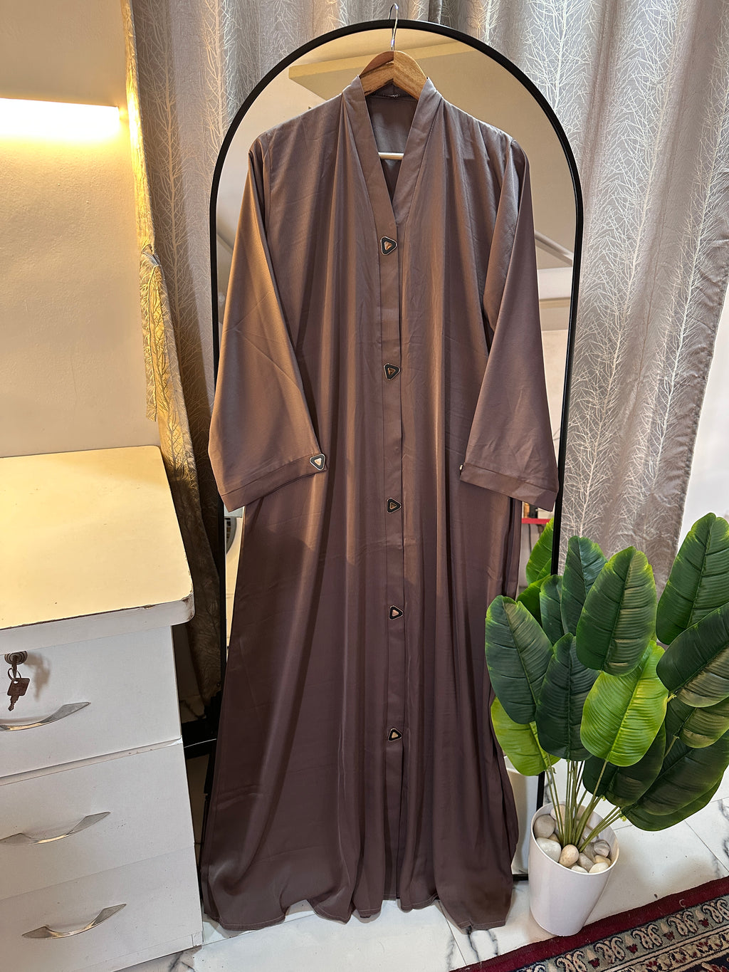 Front Button Abaya - Perfect For Daily Wear