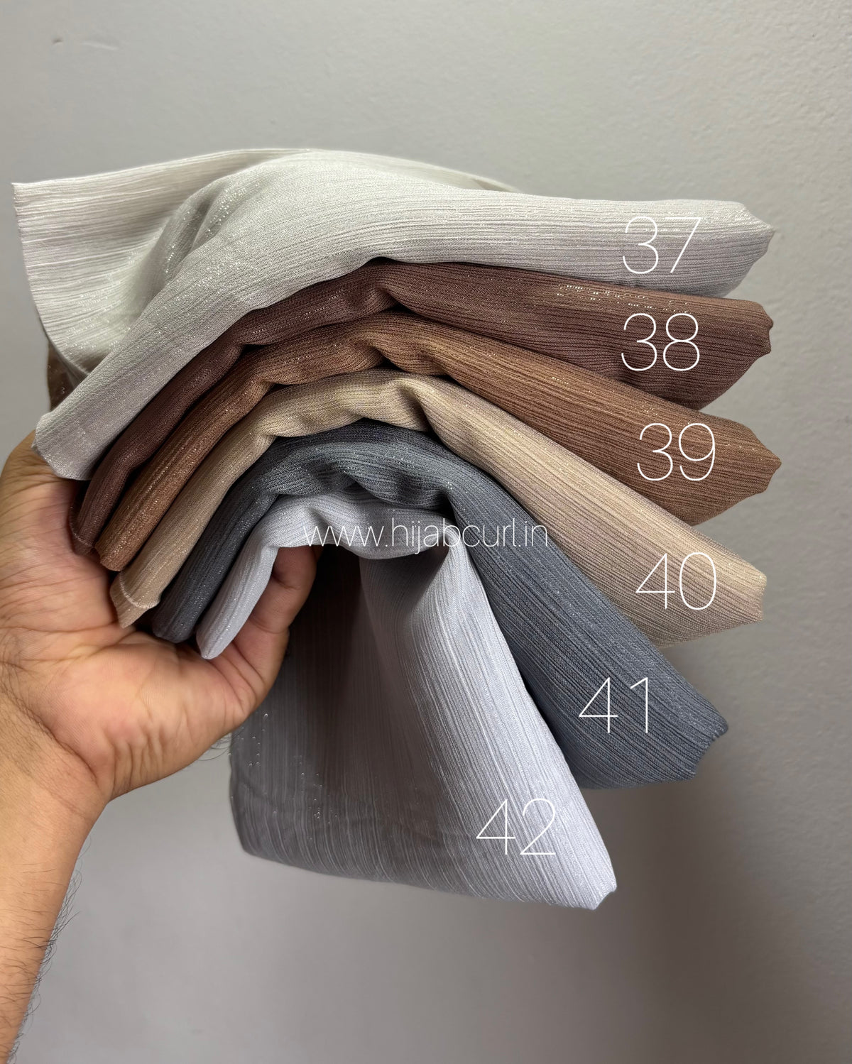 Georgette shimmer hijab