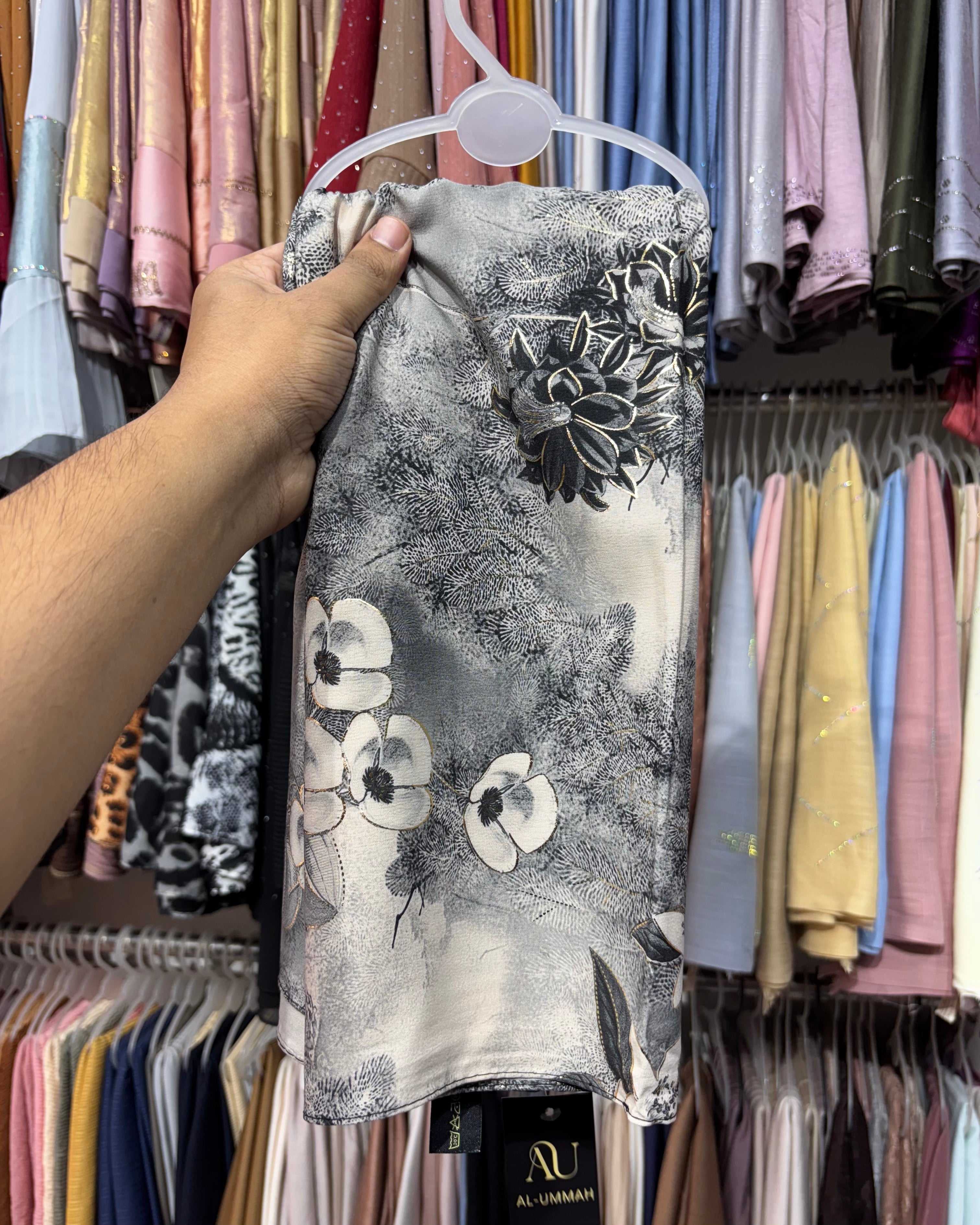 Istanbul cotton floral print hijab