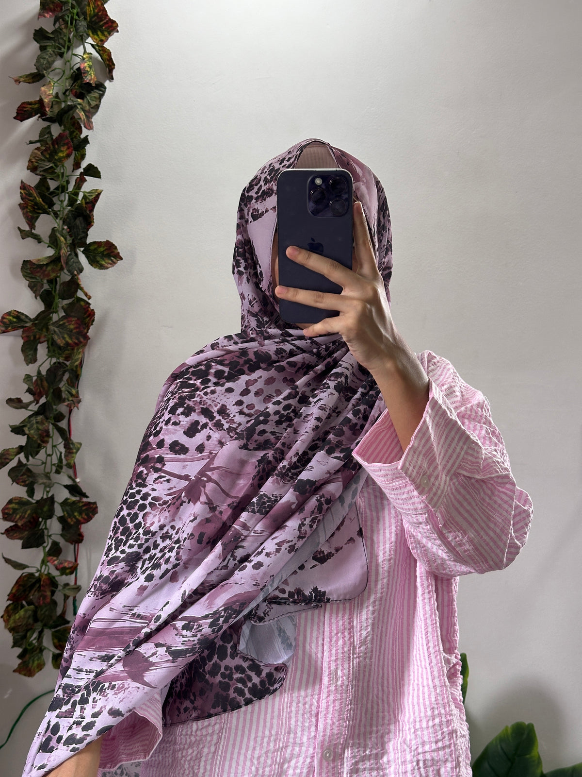 Animal Print Georgette Hijab