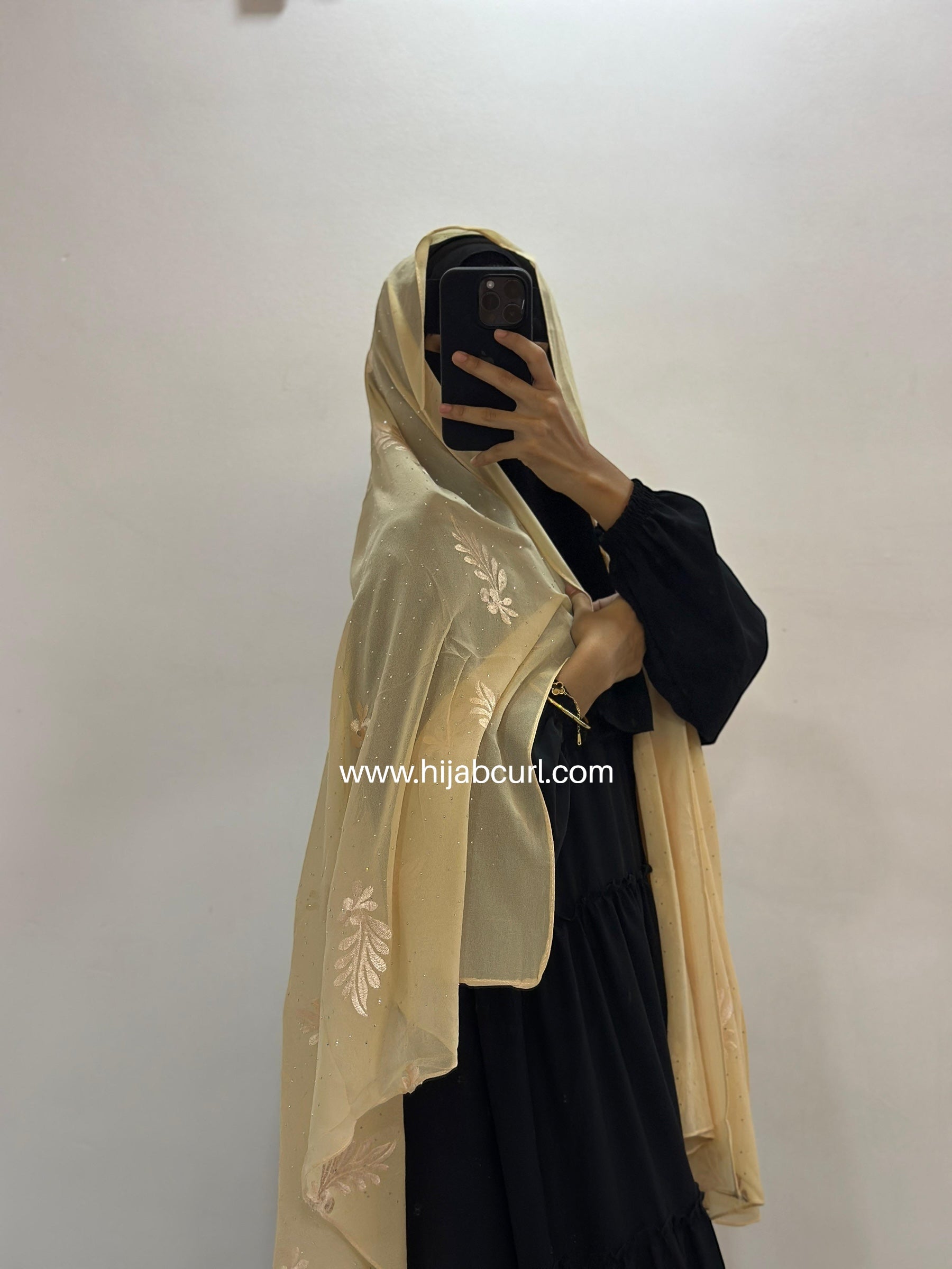 Premium Chiffon Embroidered Hijab