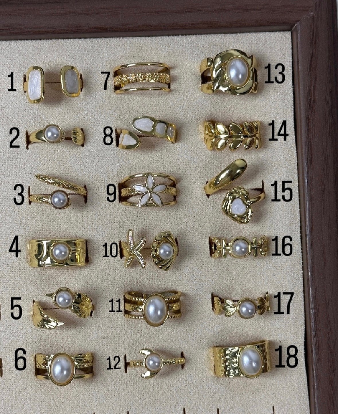 Anti tarnished adjustable rings