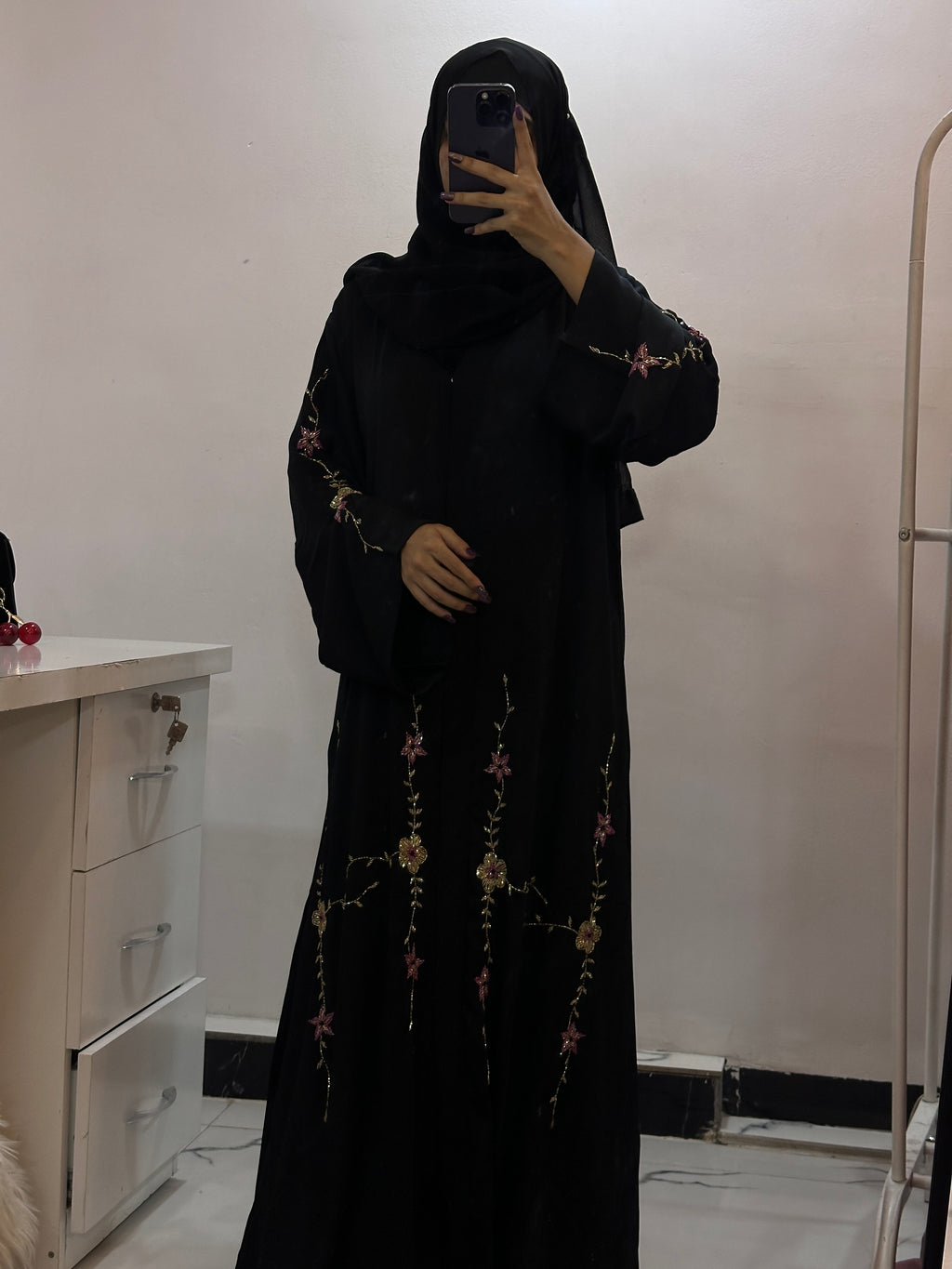 Luxurious Hand Work Abaya - Perfect For Party Wear