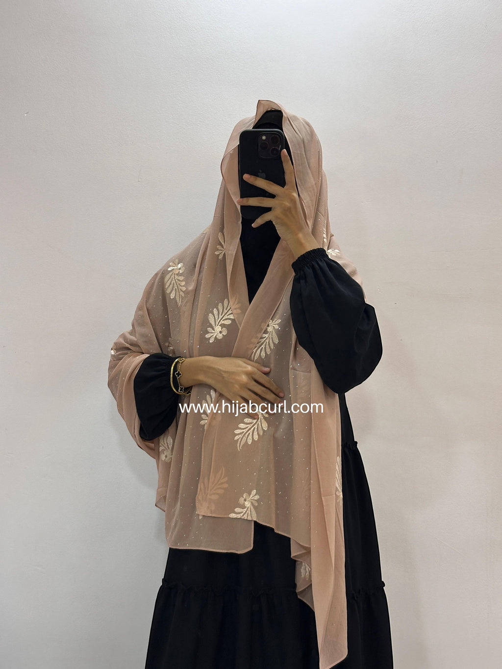 Premium Chiffon Embroidered Hijab