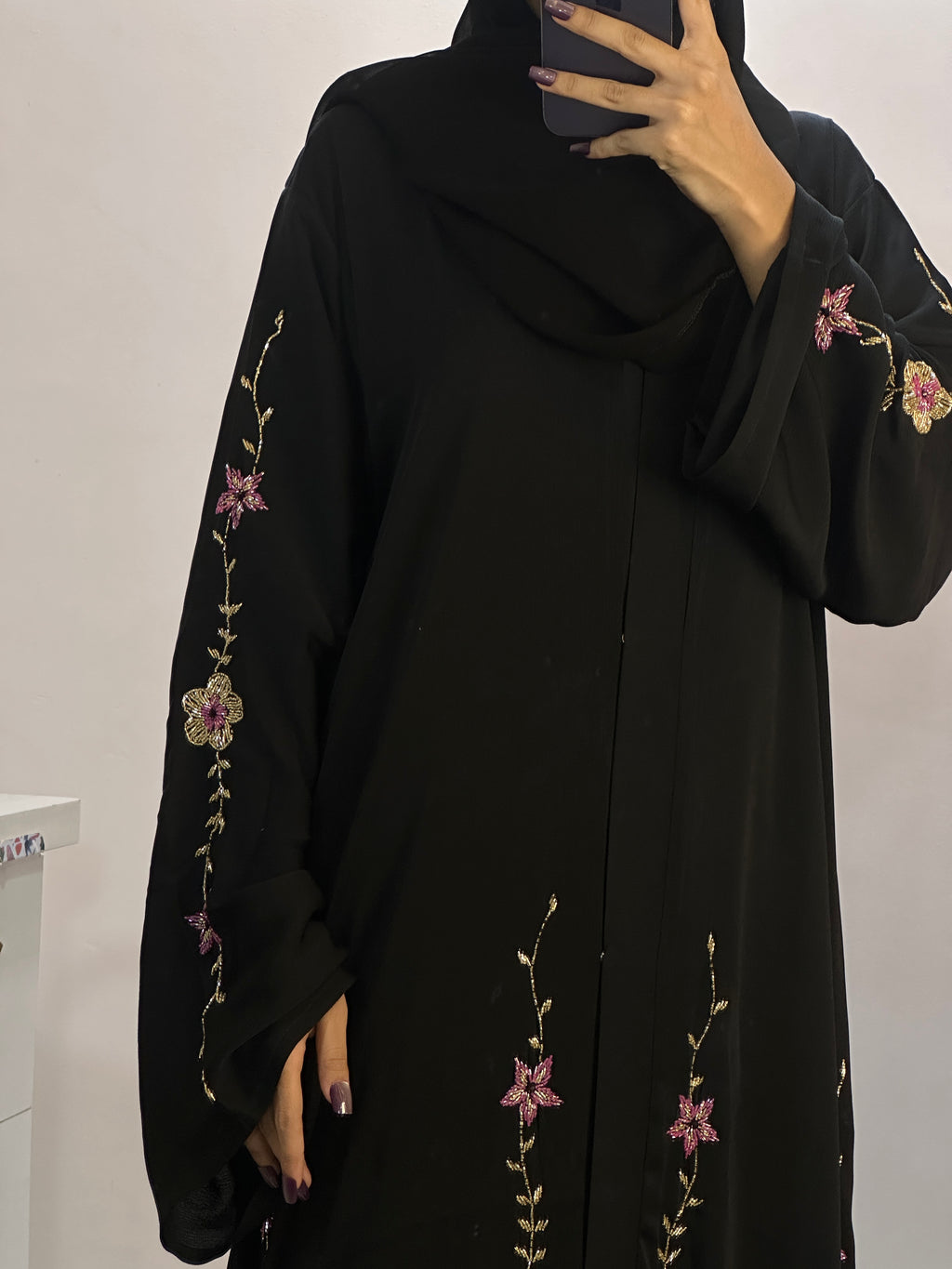 Luxurious Hand Work Abaya - Perfect For Party Wear