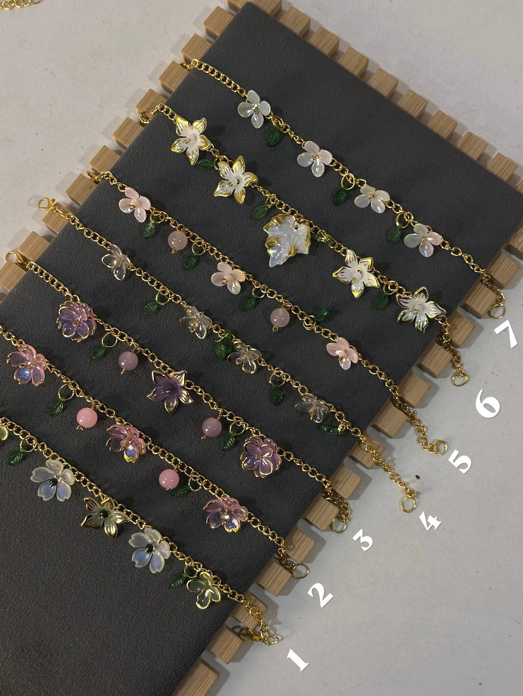 Flower bracelet