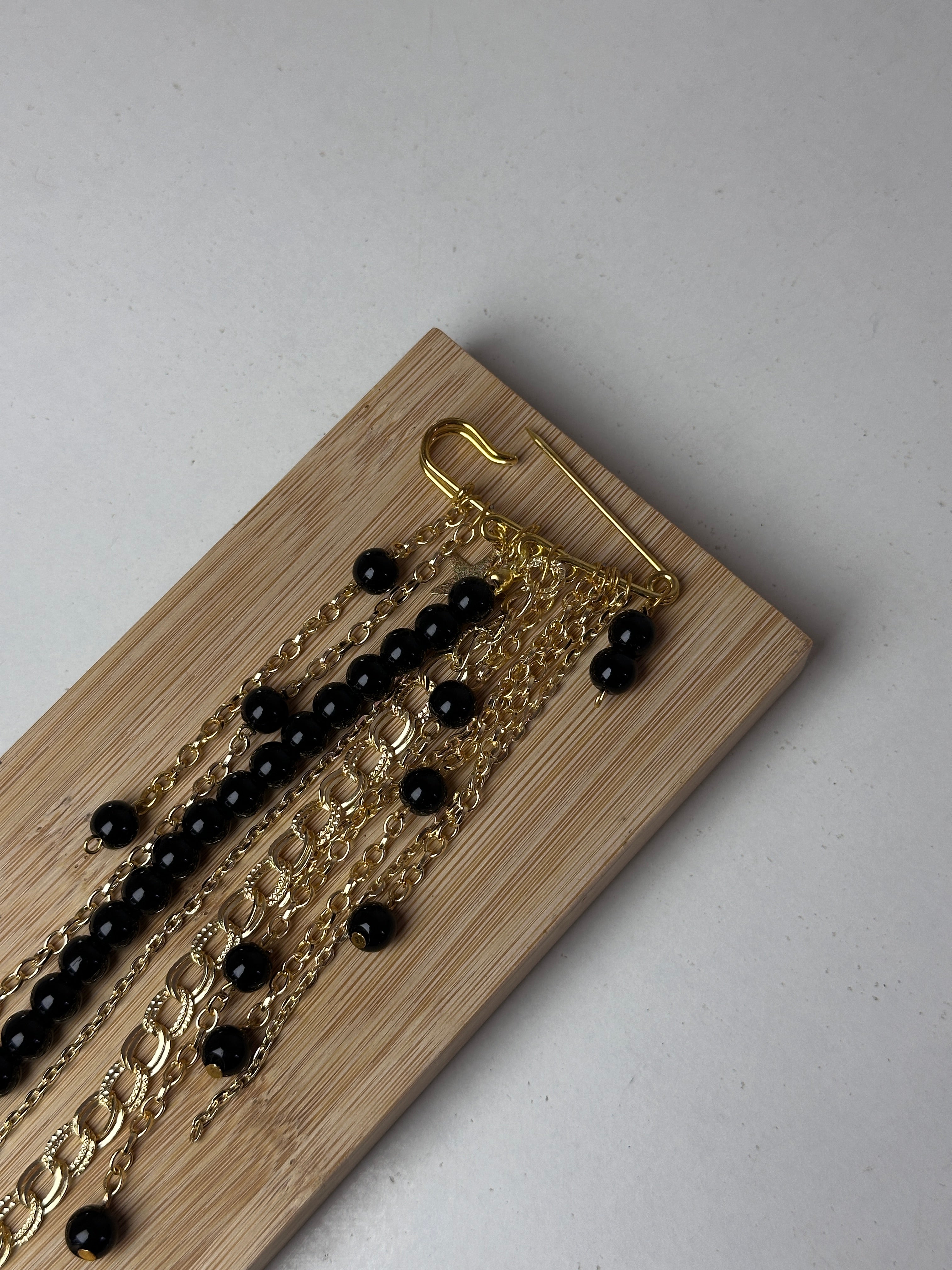 Black brooche