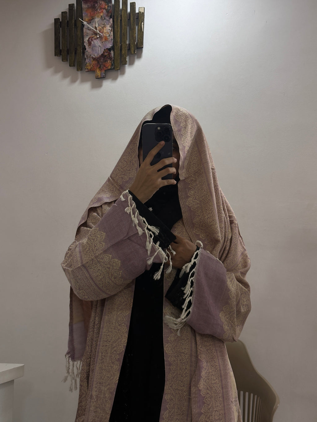 Pashmina Abaya With Shawl