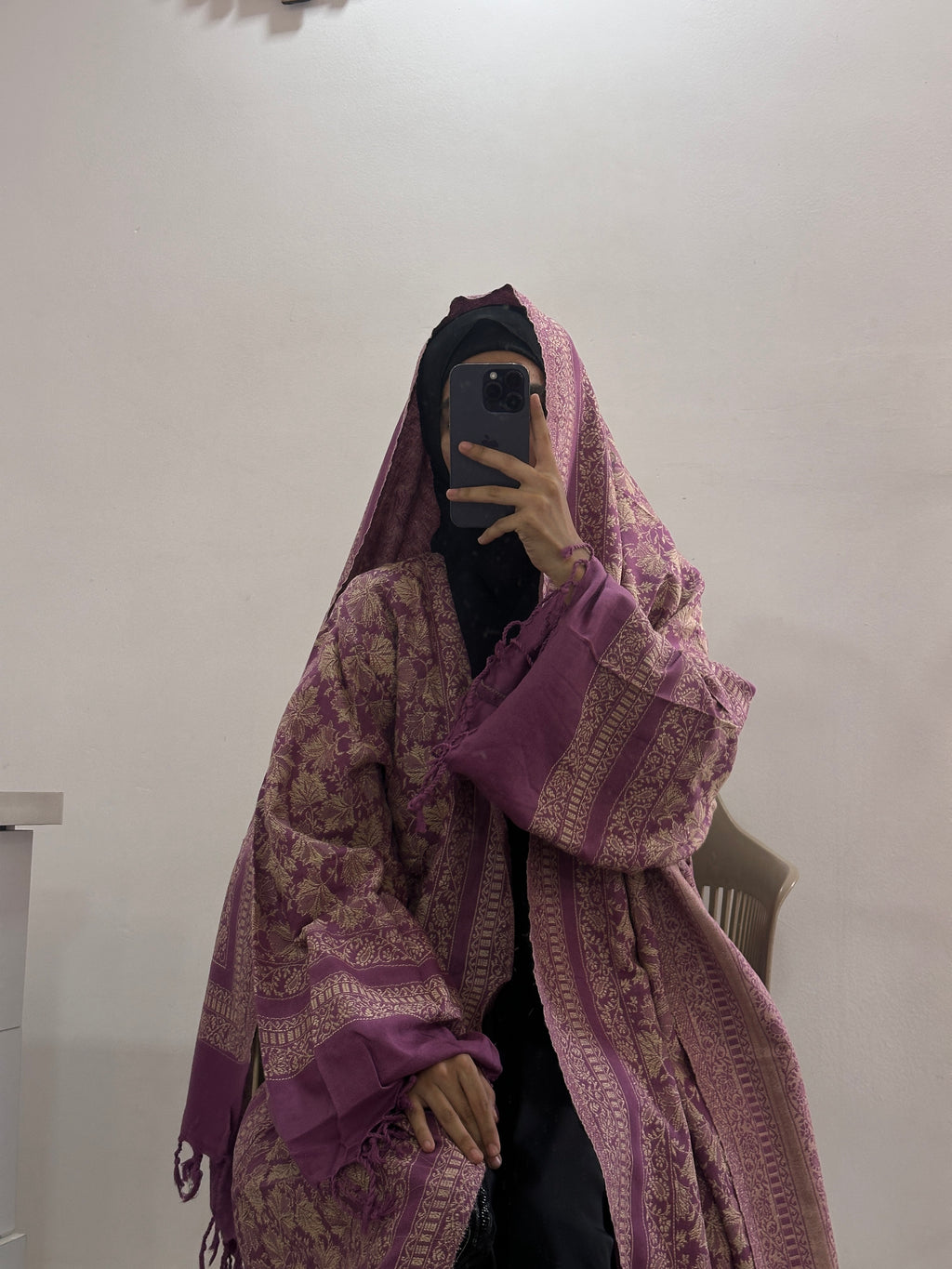 Pashmina Abaya With Shawl