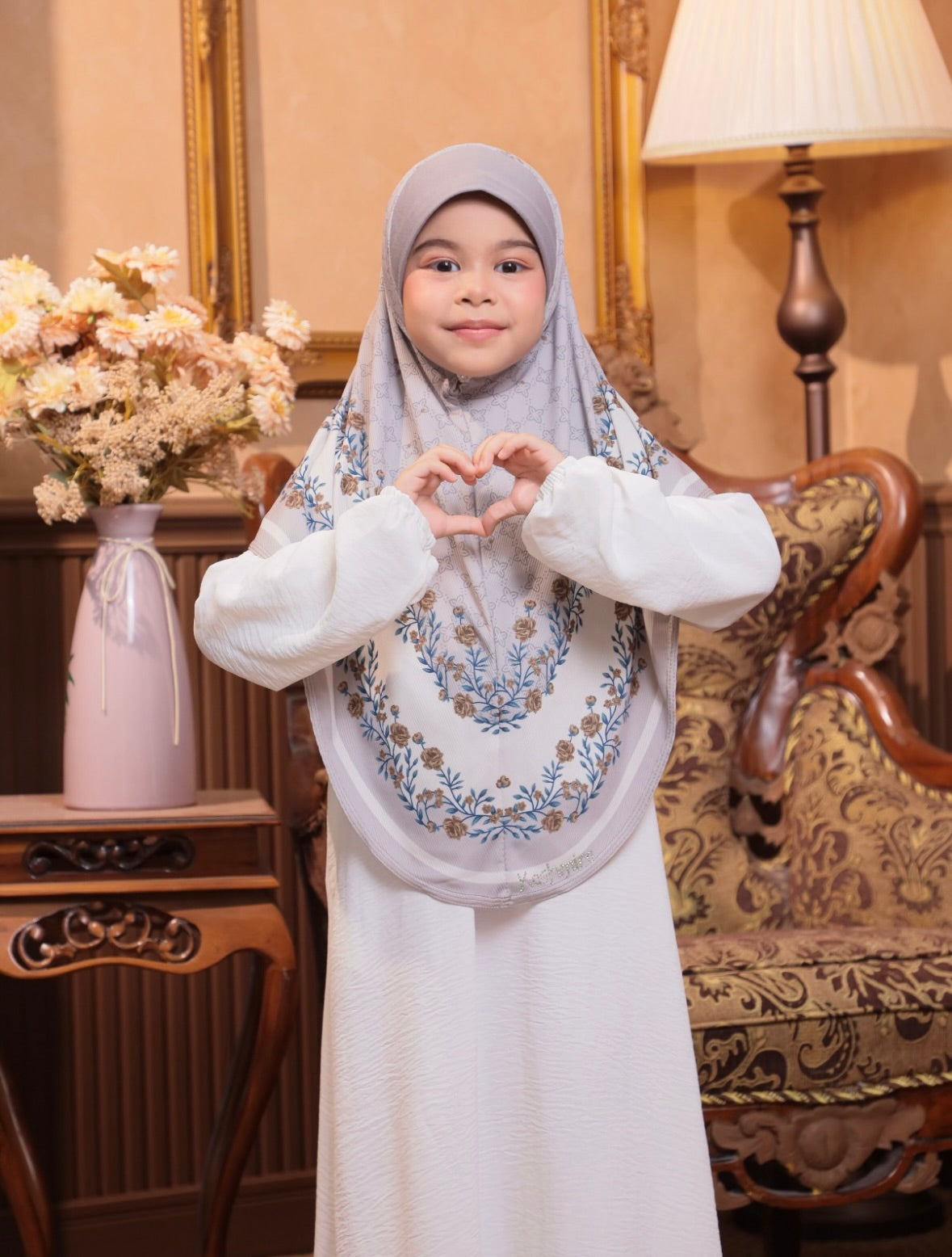 Malaysian Instant Hijab - Kids Size