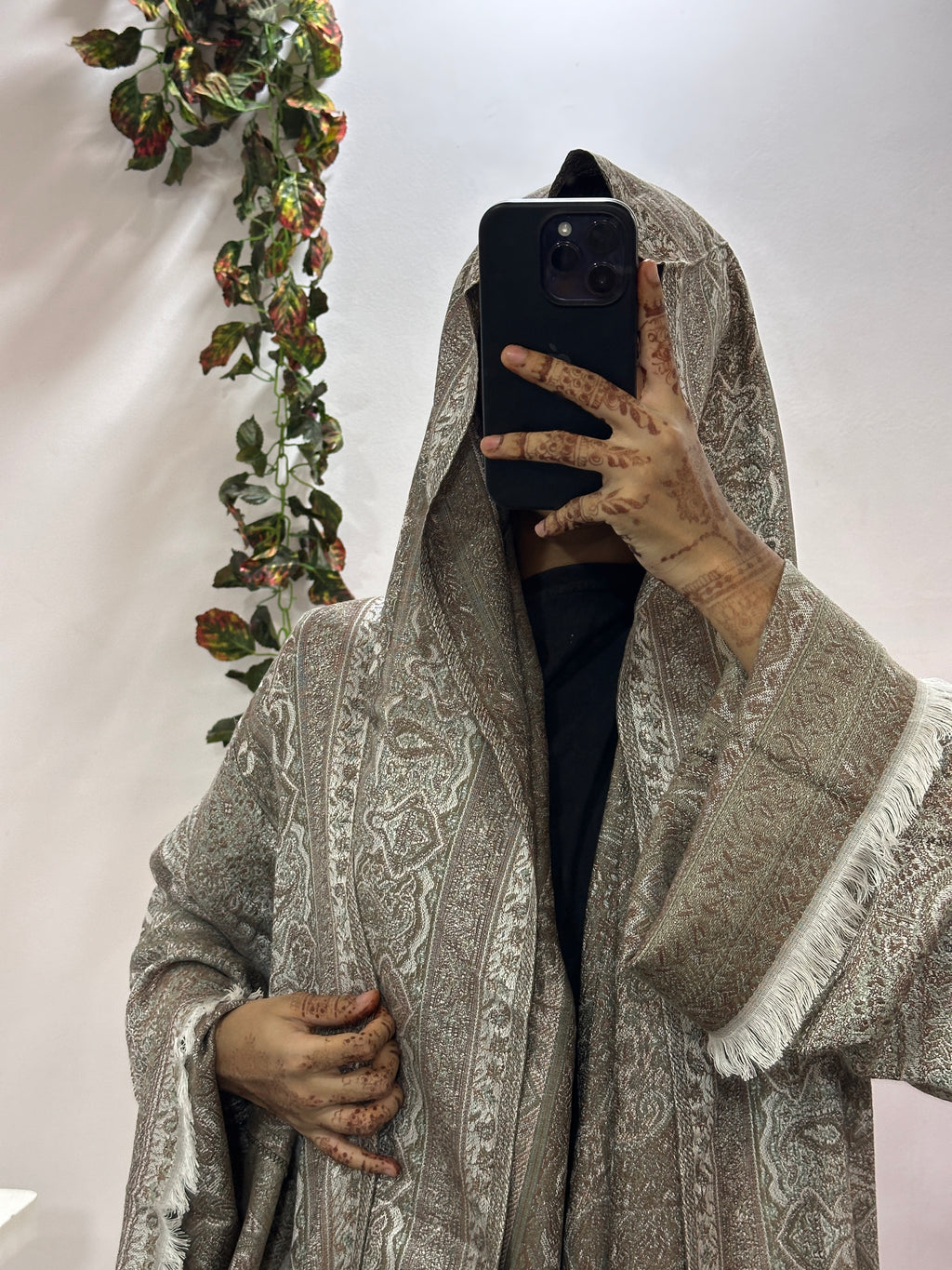 Pashmina Abaya With Shawl