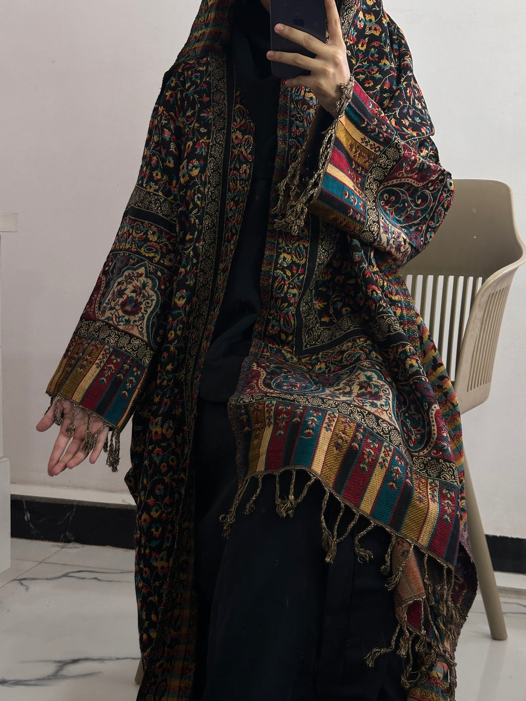 Pashmina Abaya With Shawl