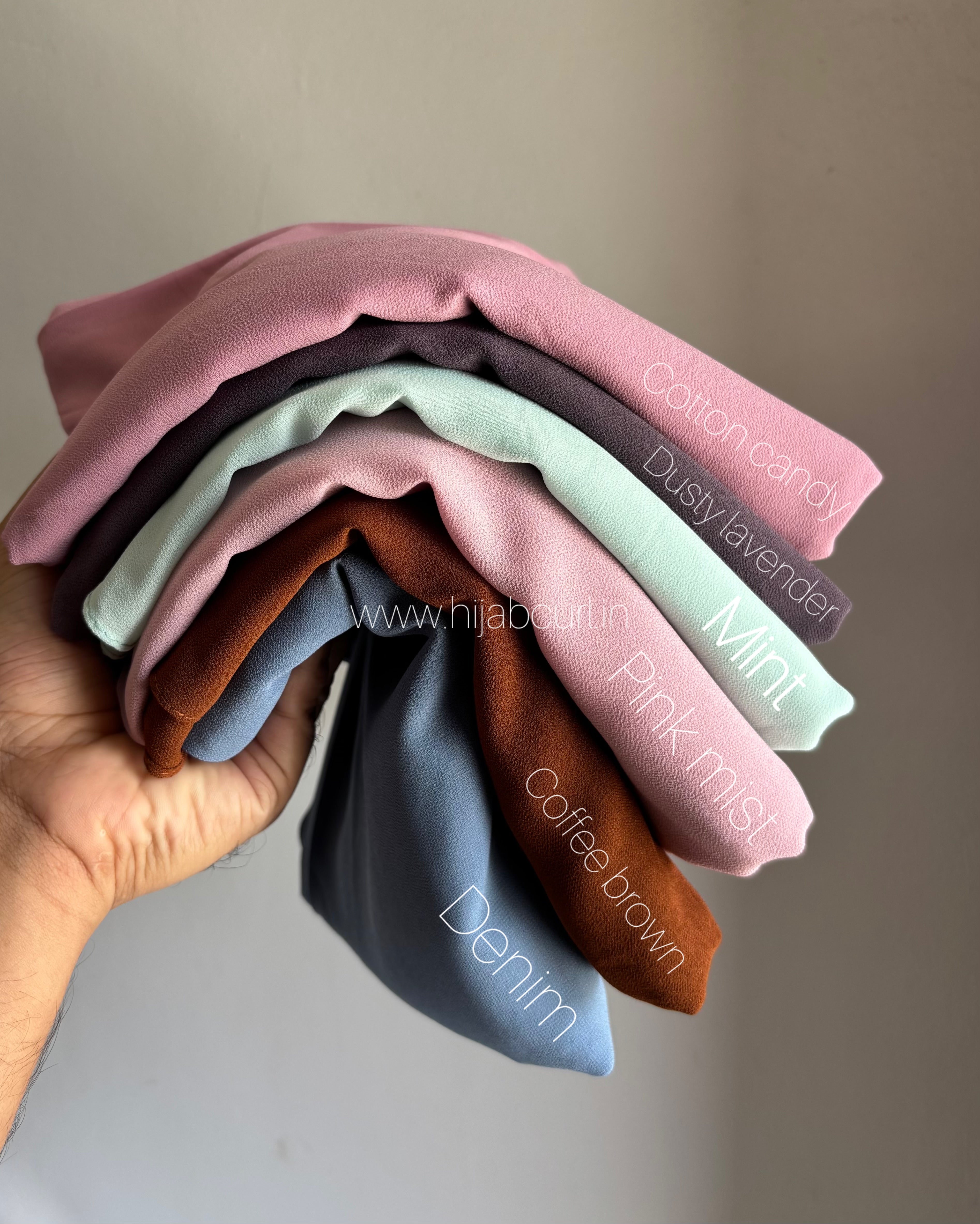 Heavy Malaysian Chiffon Hijab - 2 Meter Length