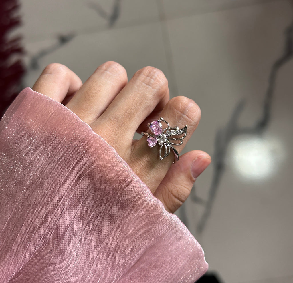 Diamond adjustable ring