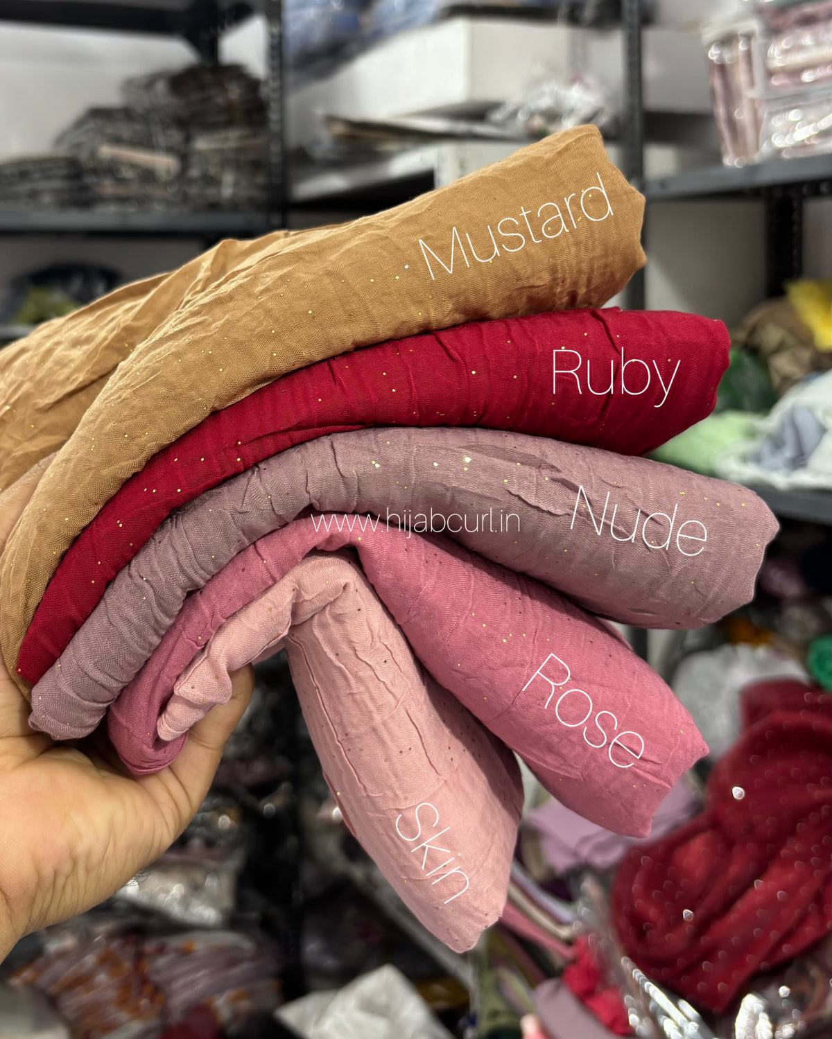 Cotton Crush Shimmer Hijab
