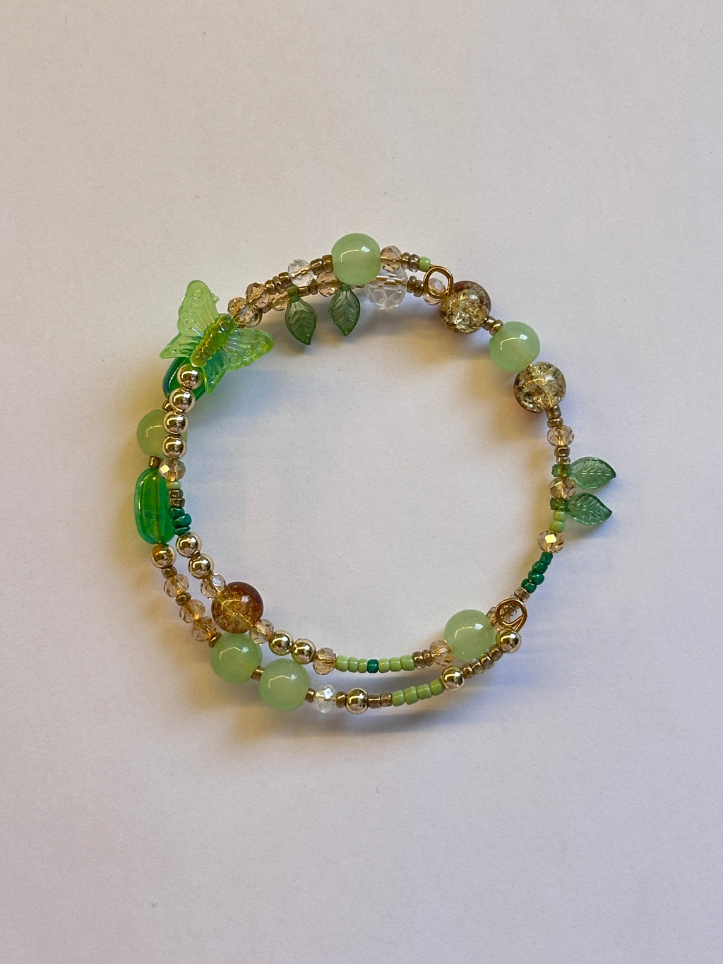 Two layers bracelet