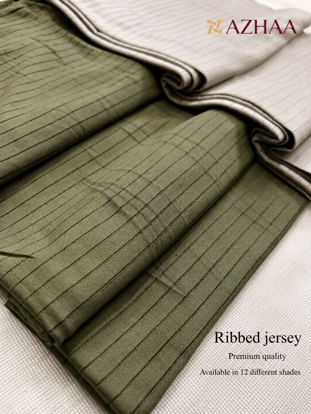 Broad Ribbed Jersey Hijab