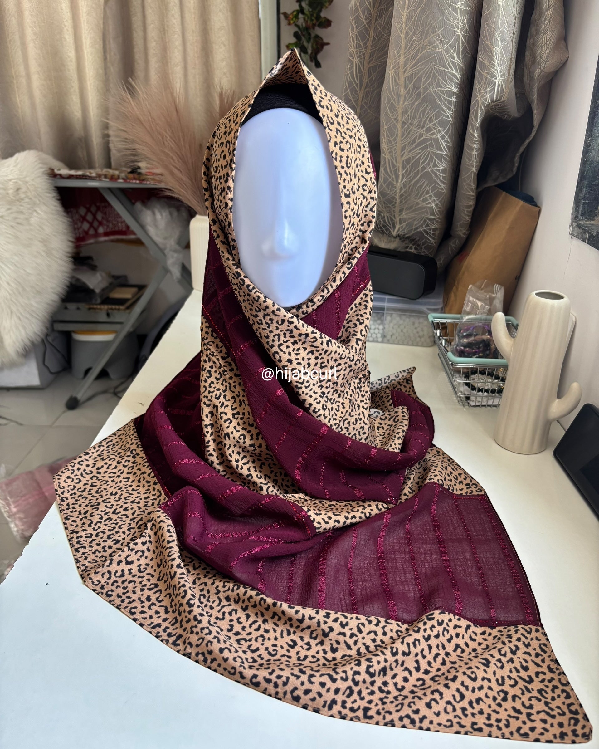 Premium Georgette Printed Party Wear Hijab