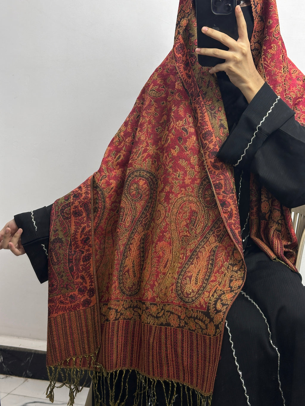 Luxury pashmina shawl