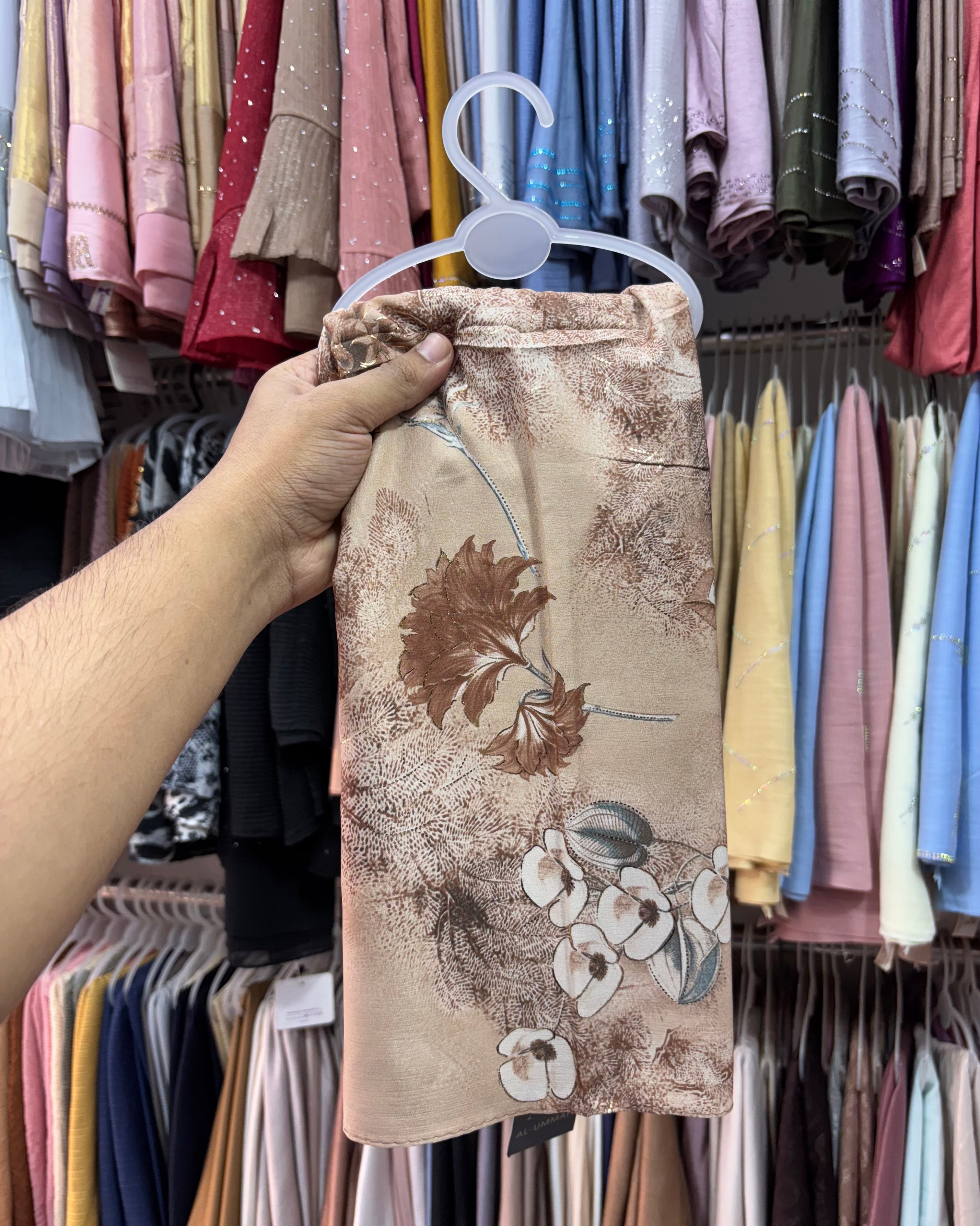 Istanbul cotton floral print hijab