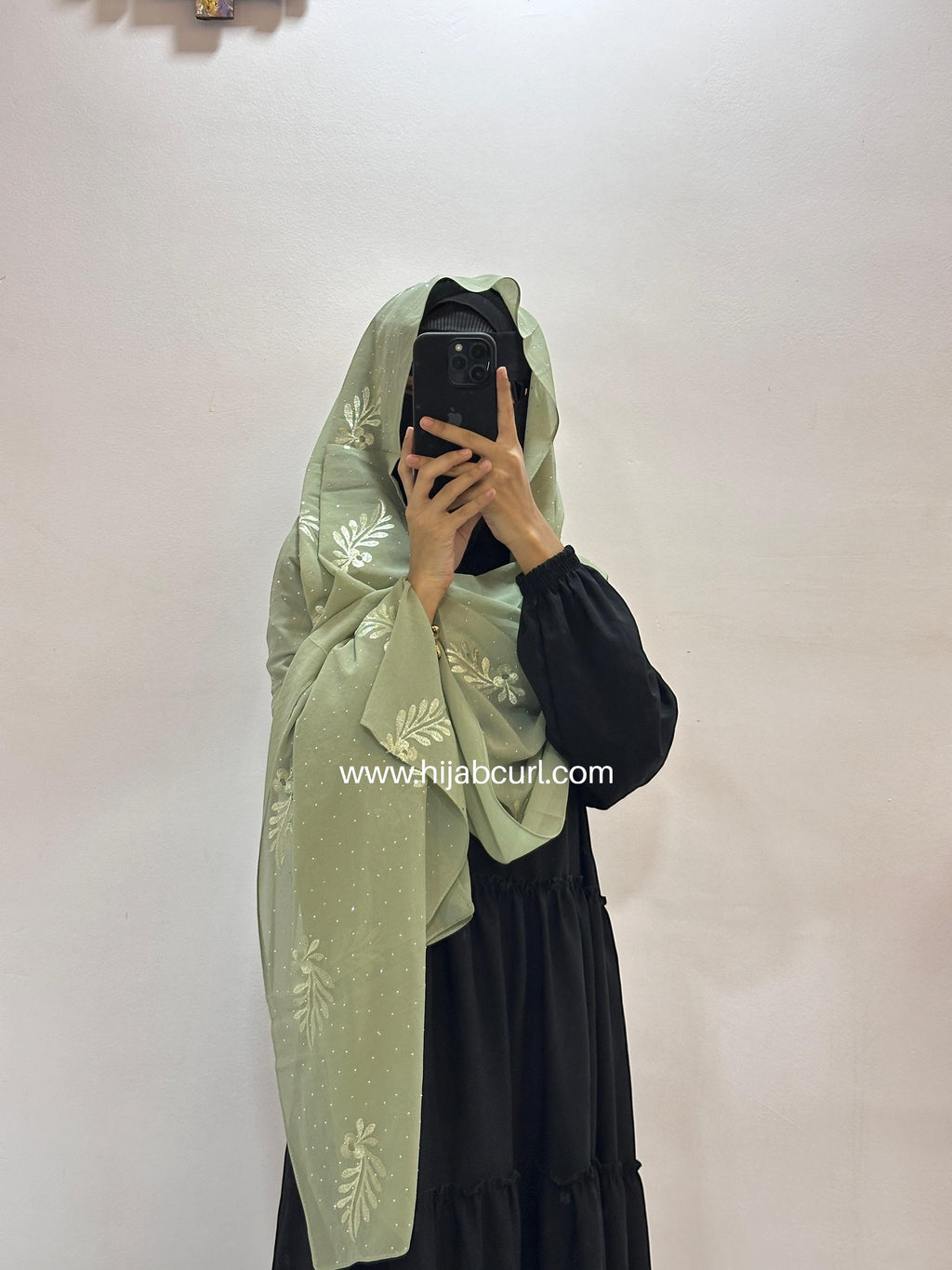 Premium Chiffon Embroidered Hijab