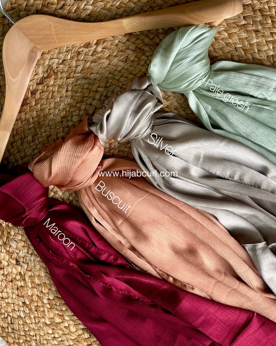 Muna Satin - Crinkled Satin Hijab