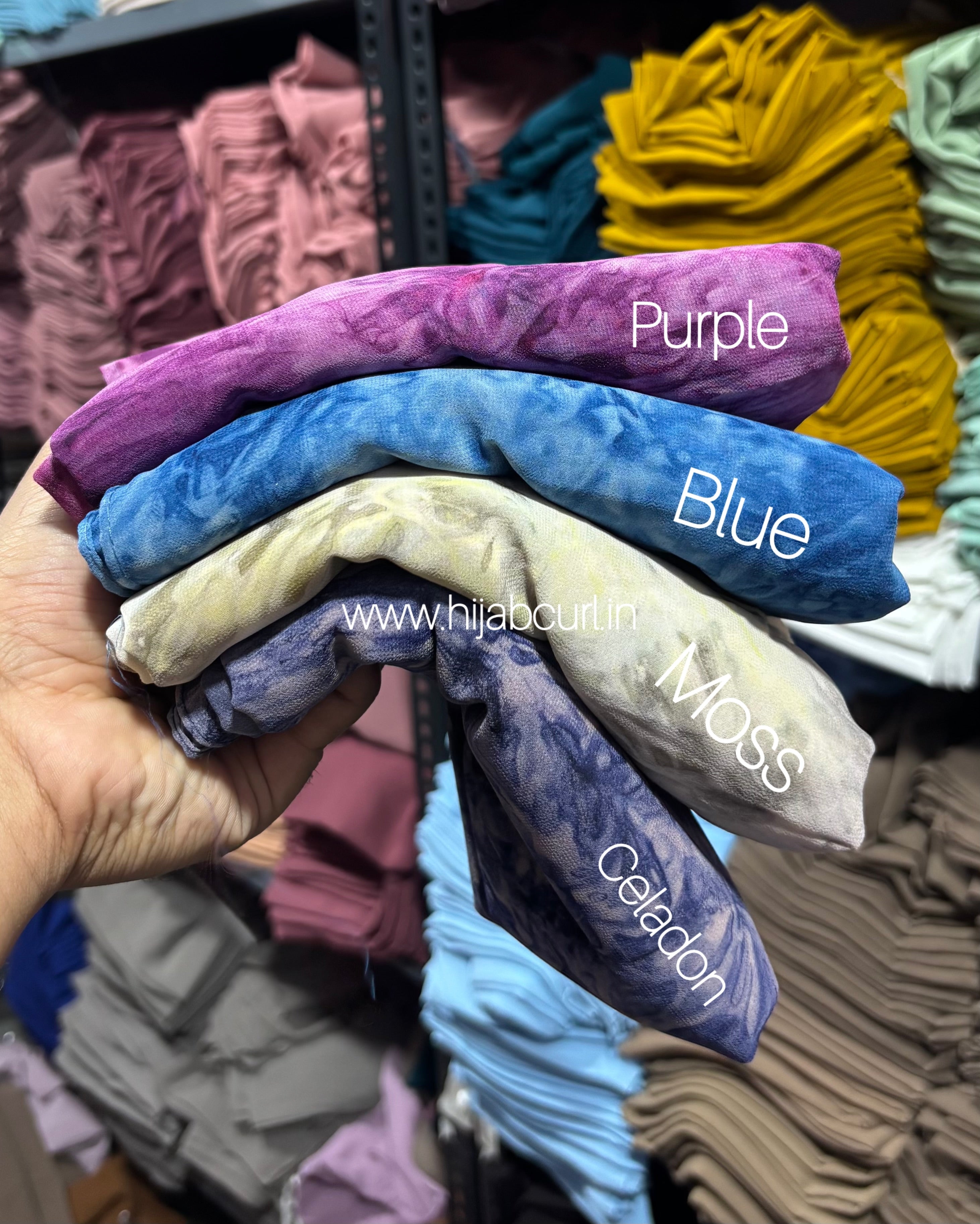 Tie Dye Georgette Hijab