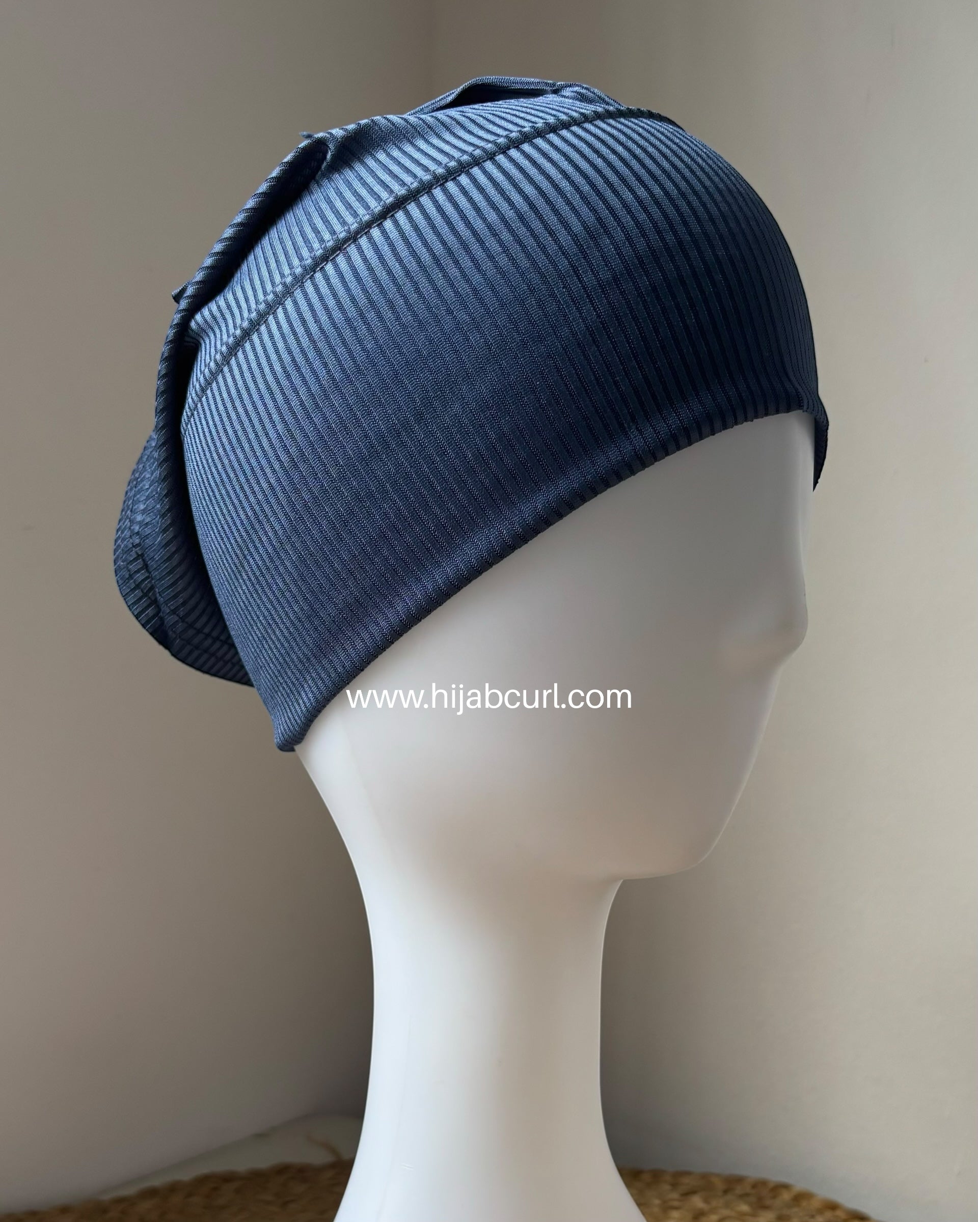 Ribbed jersey hijab cap