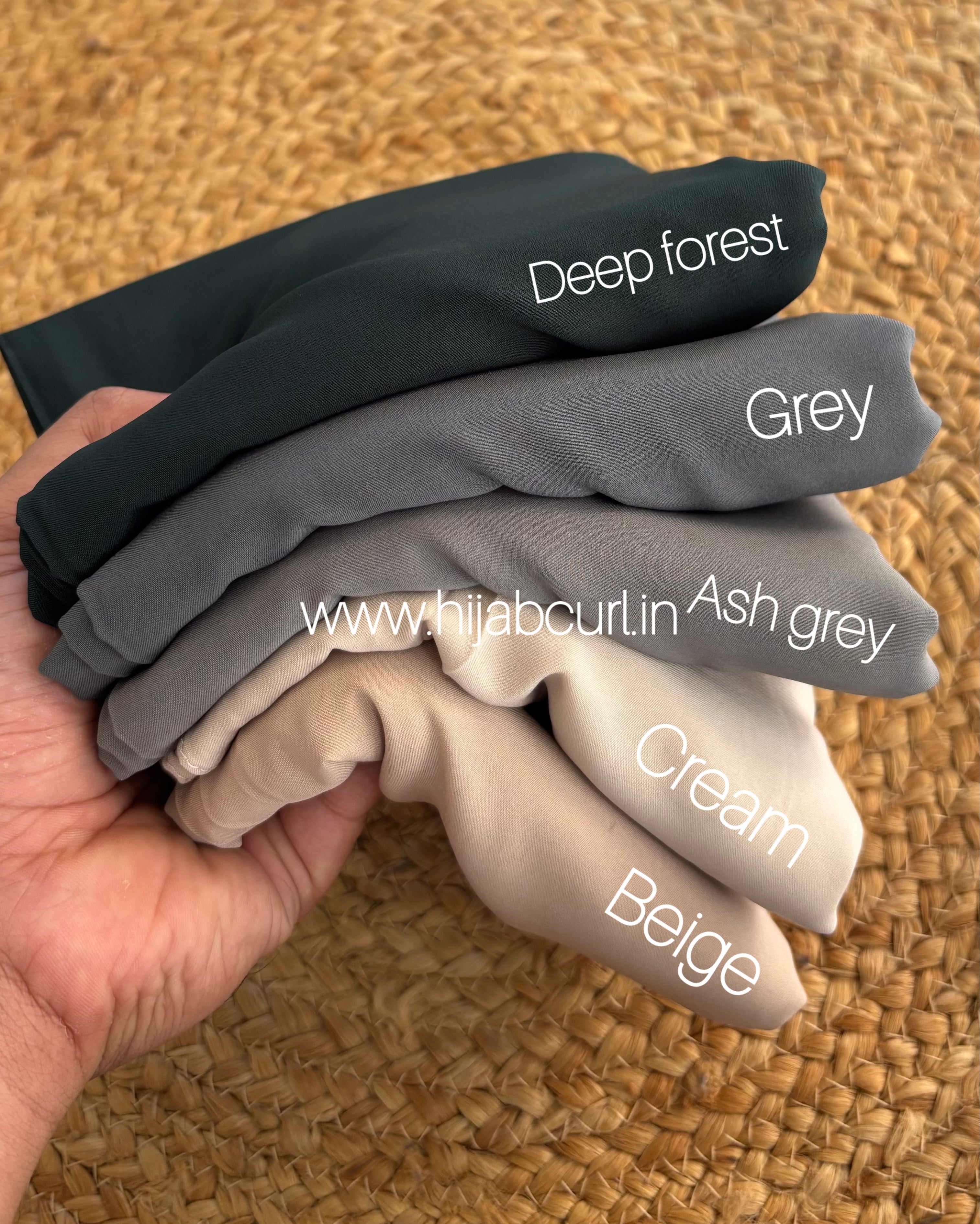 Soft Jersey Hijab - Solid Soft Fabric
