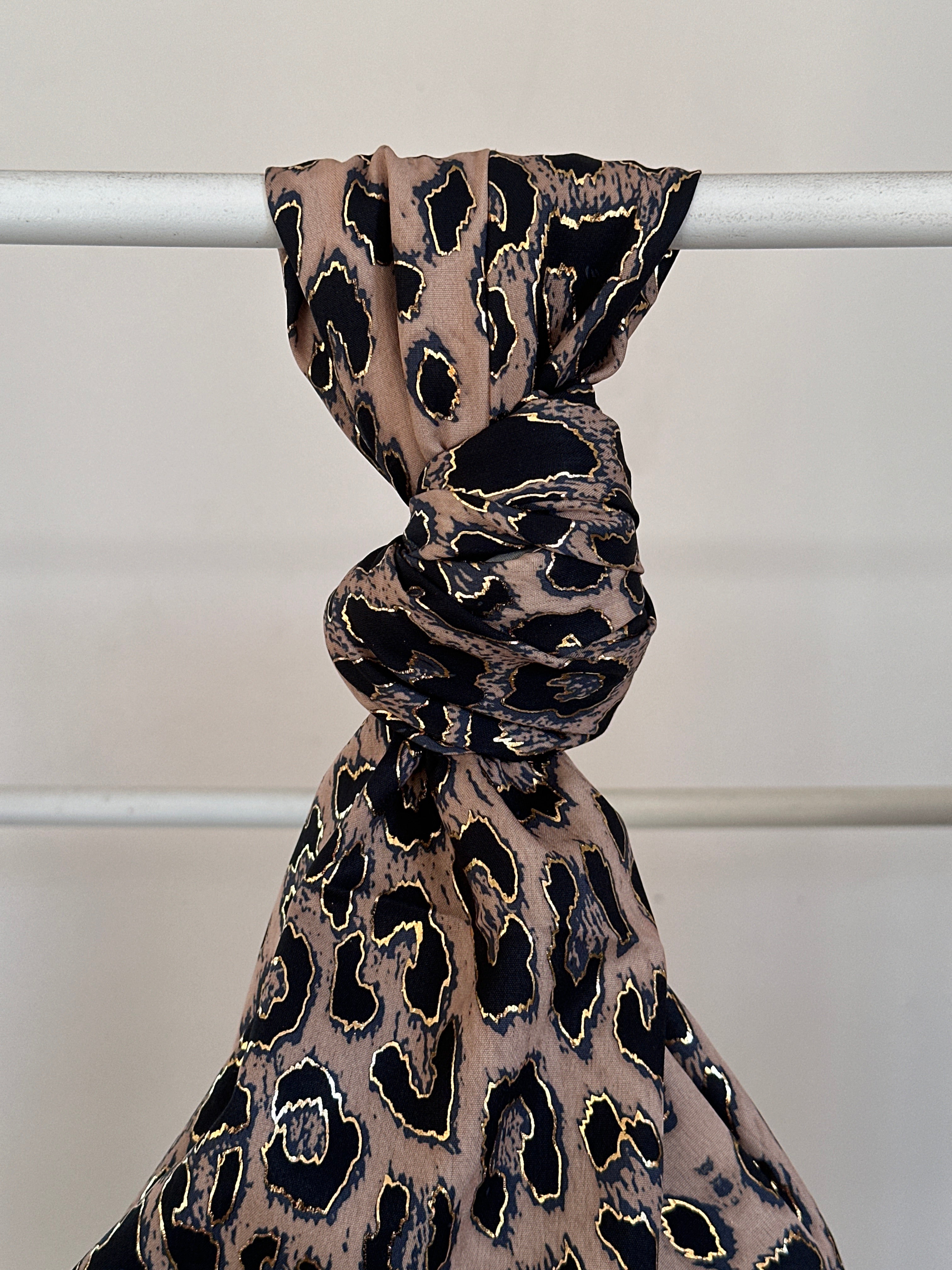 Leopard Printed Istanbul Cotton Hijab