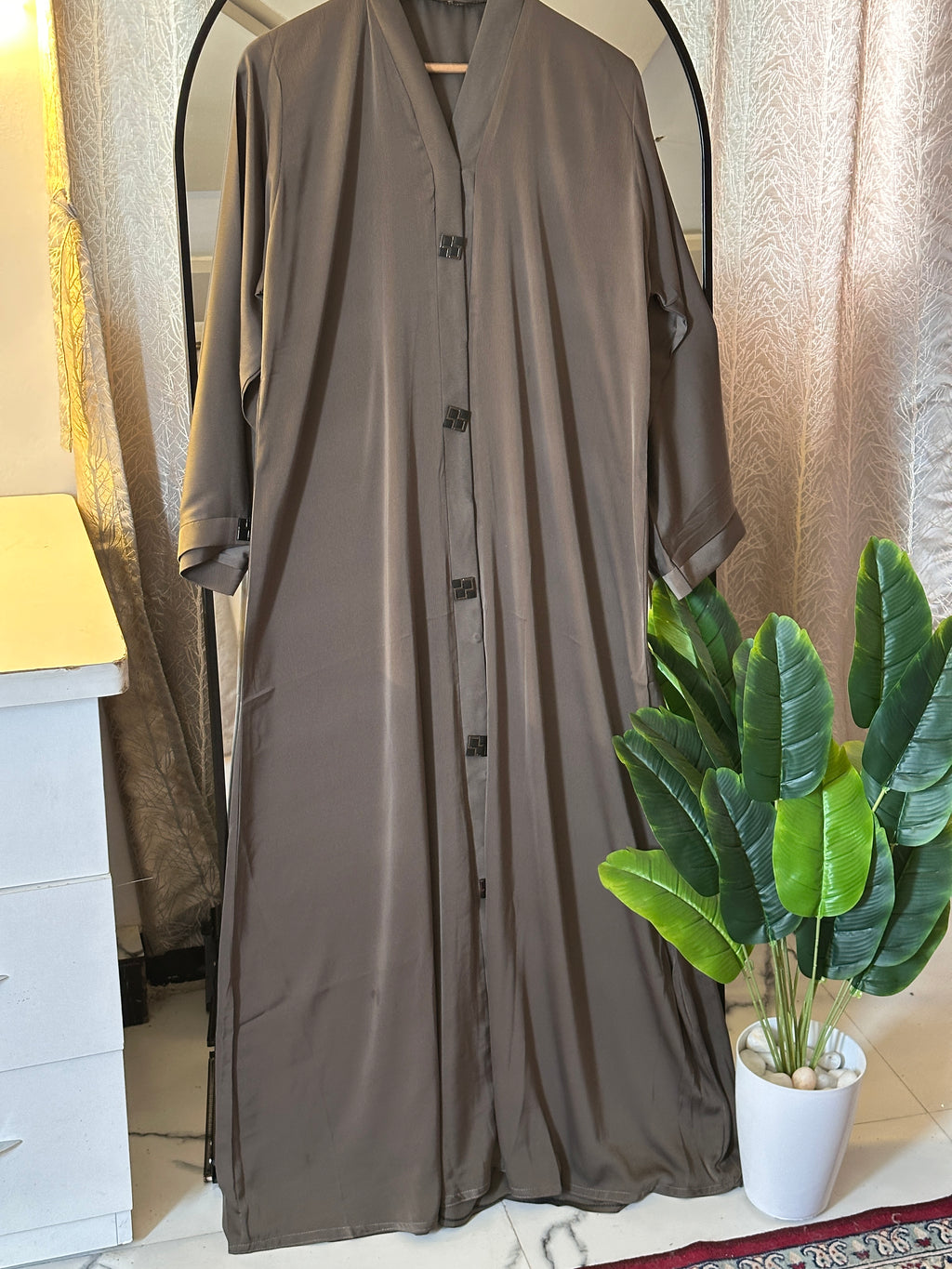 Front Button Abaya - Perfect For Daily Wear