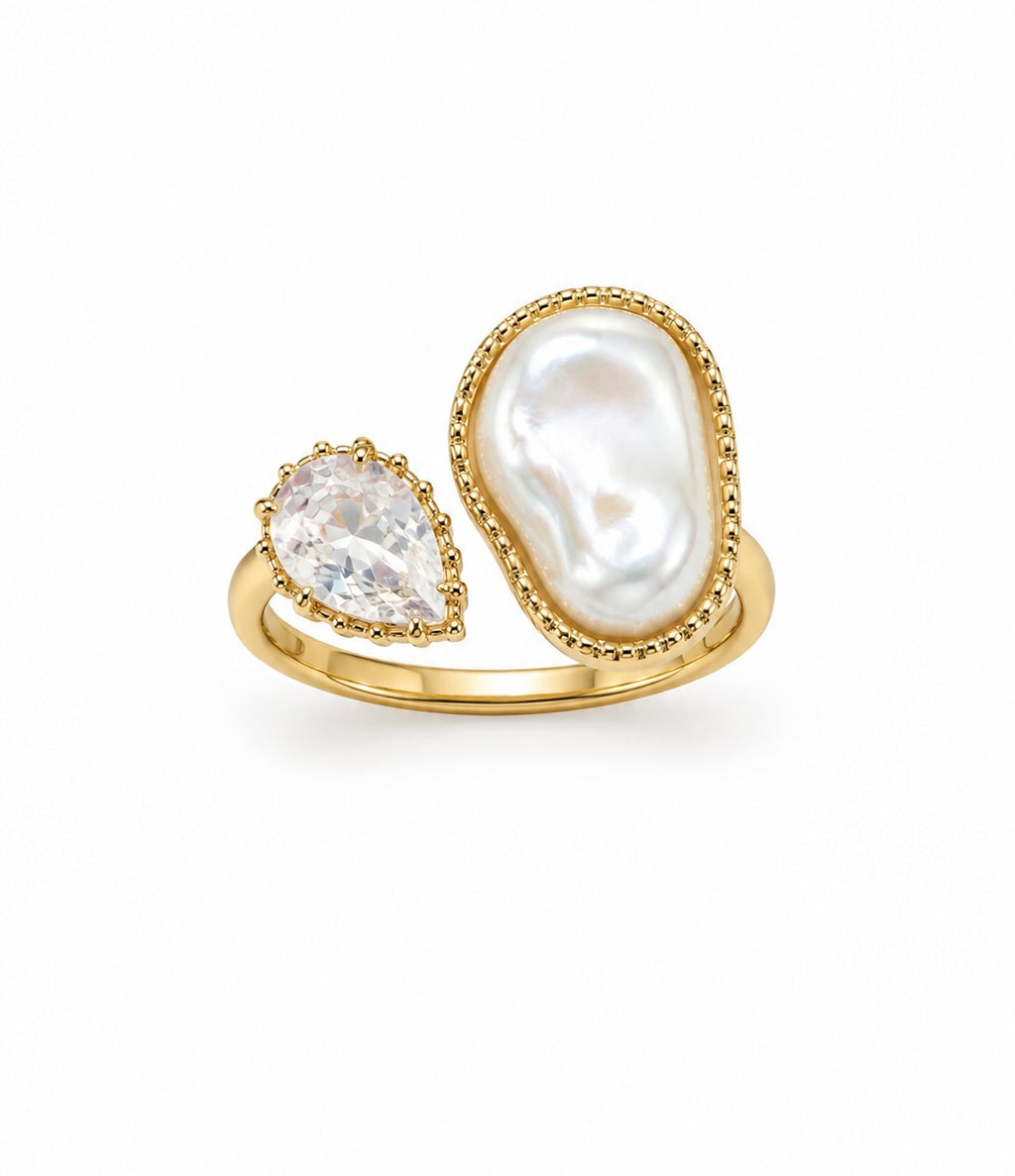 Big pearl ring